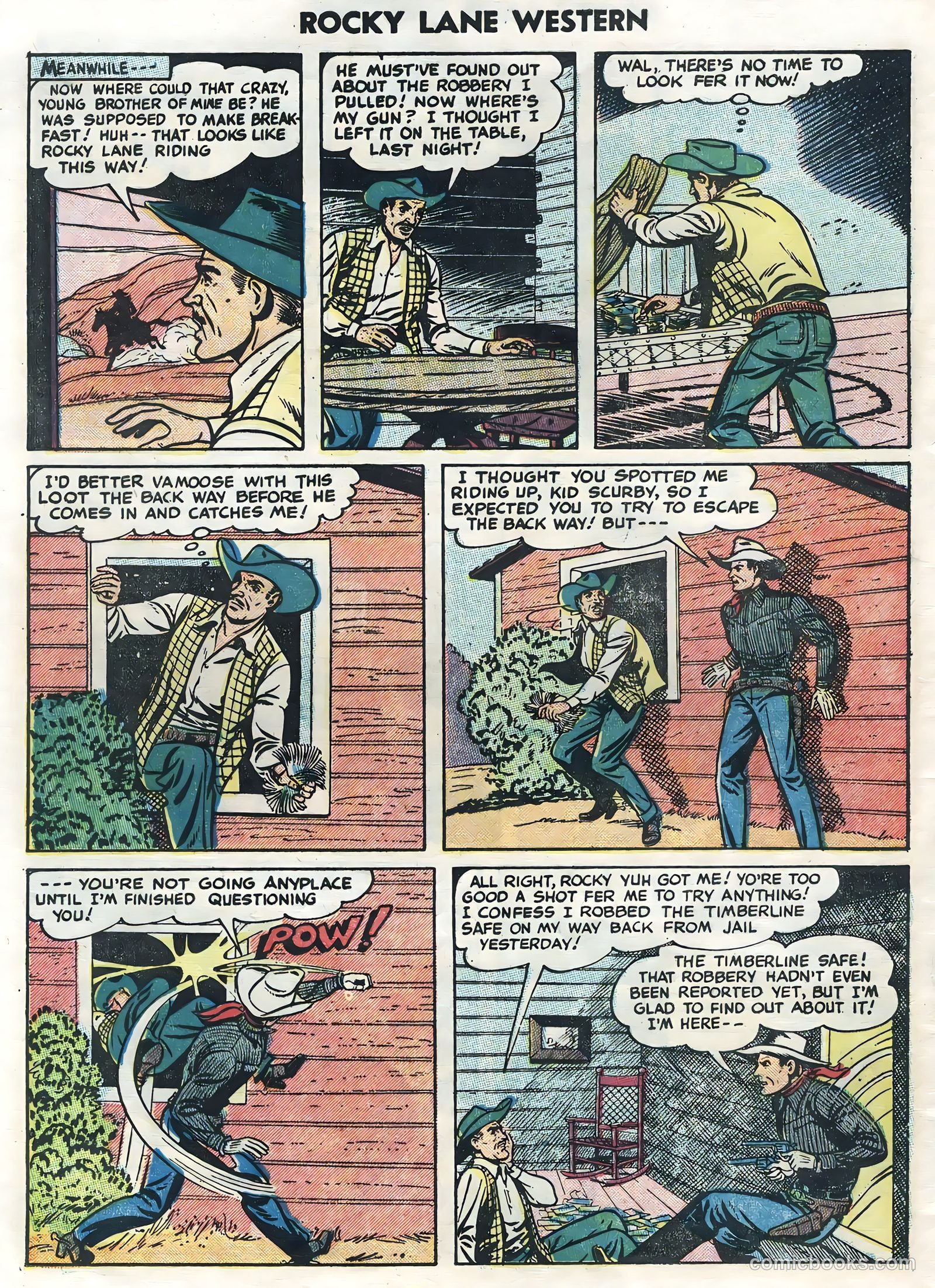 Rocky Lane Western #62 — page 28 of 36
