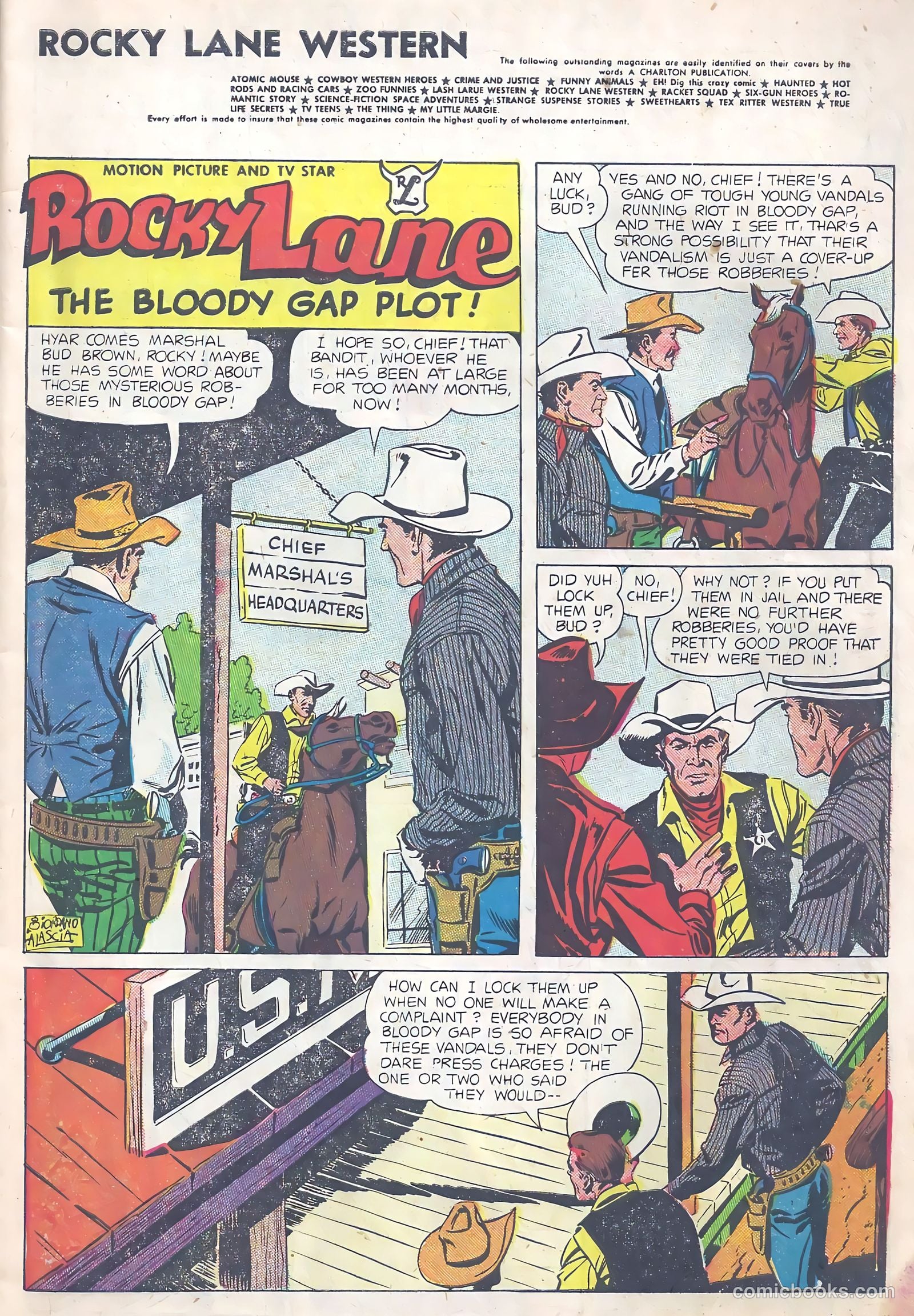 Rocky Lane Western #63 — page 3 of 36