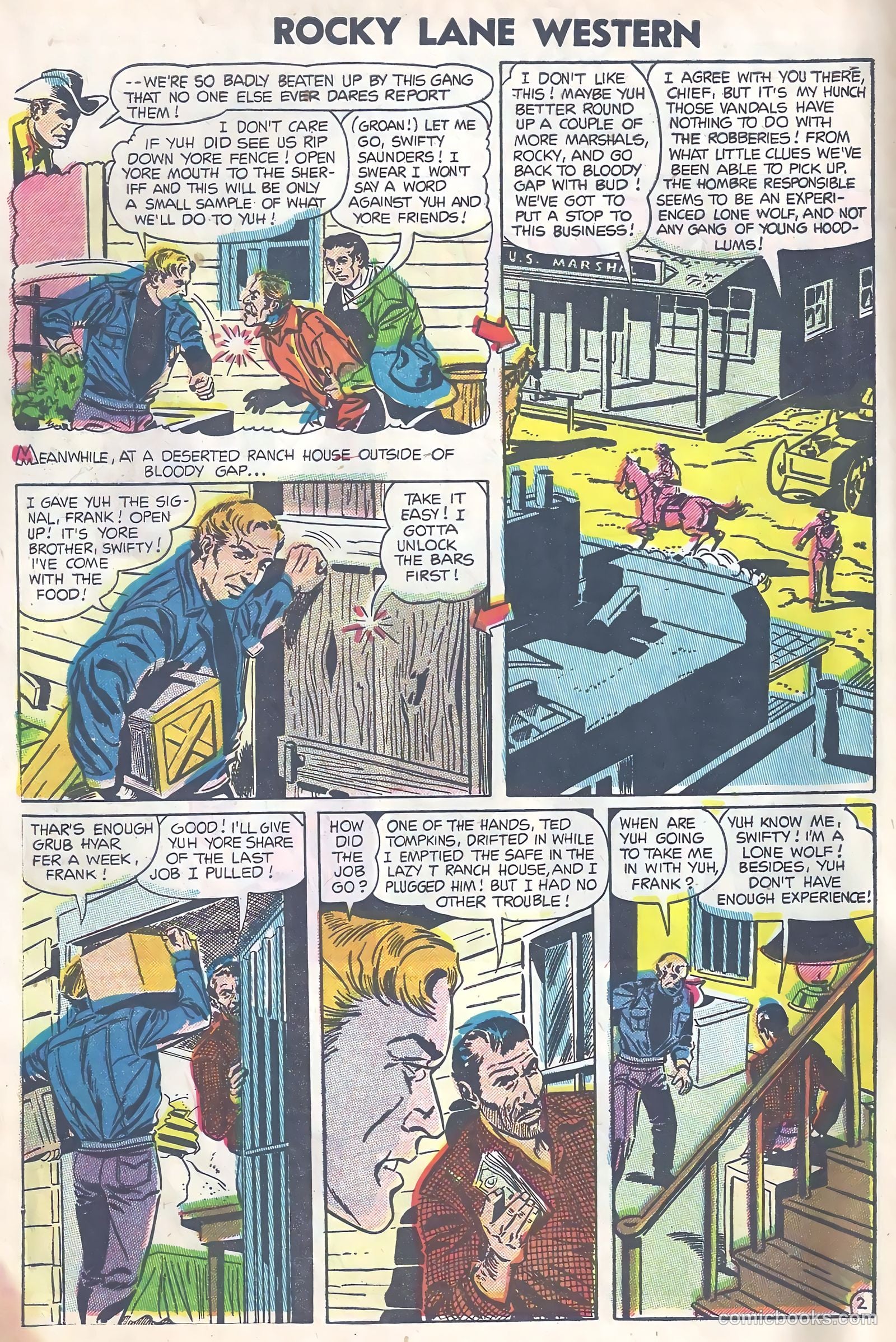 Rocky Lane Western #63 — page 4 of 36