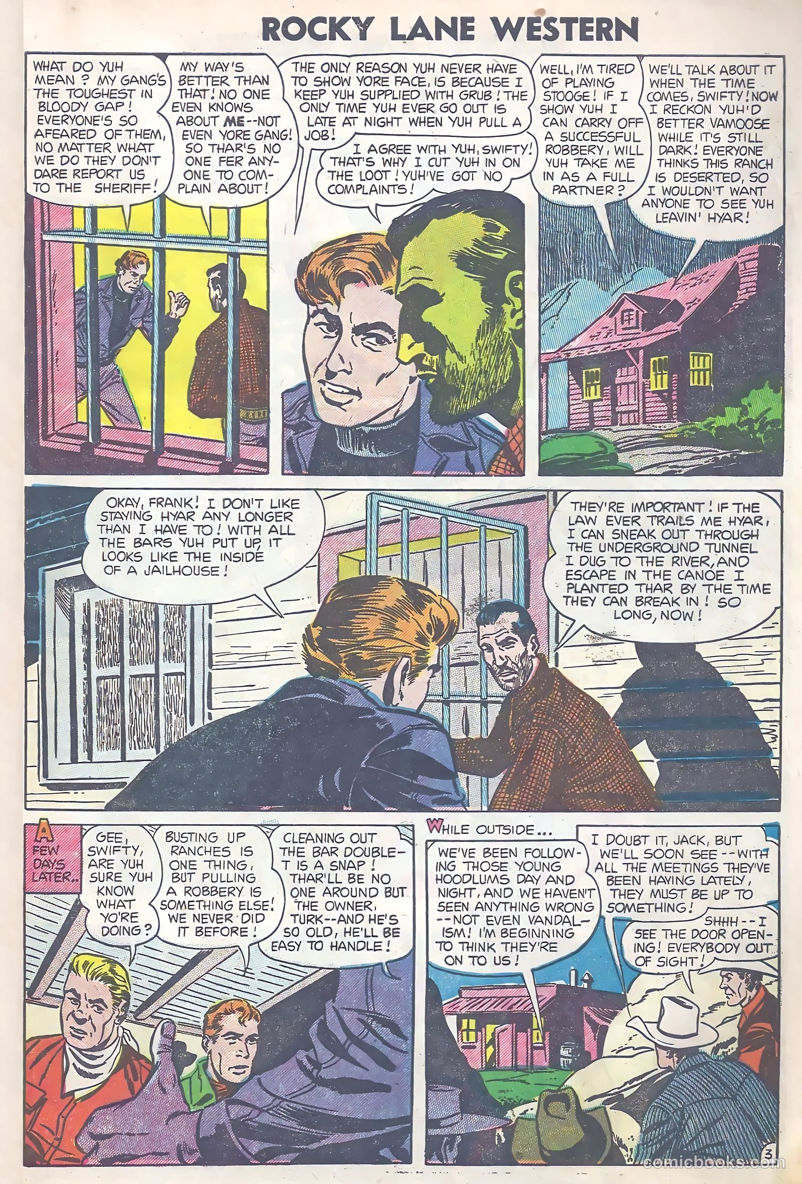 Rocky Lane Western #63 — page 5 of 36