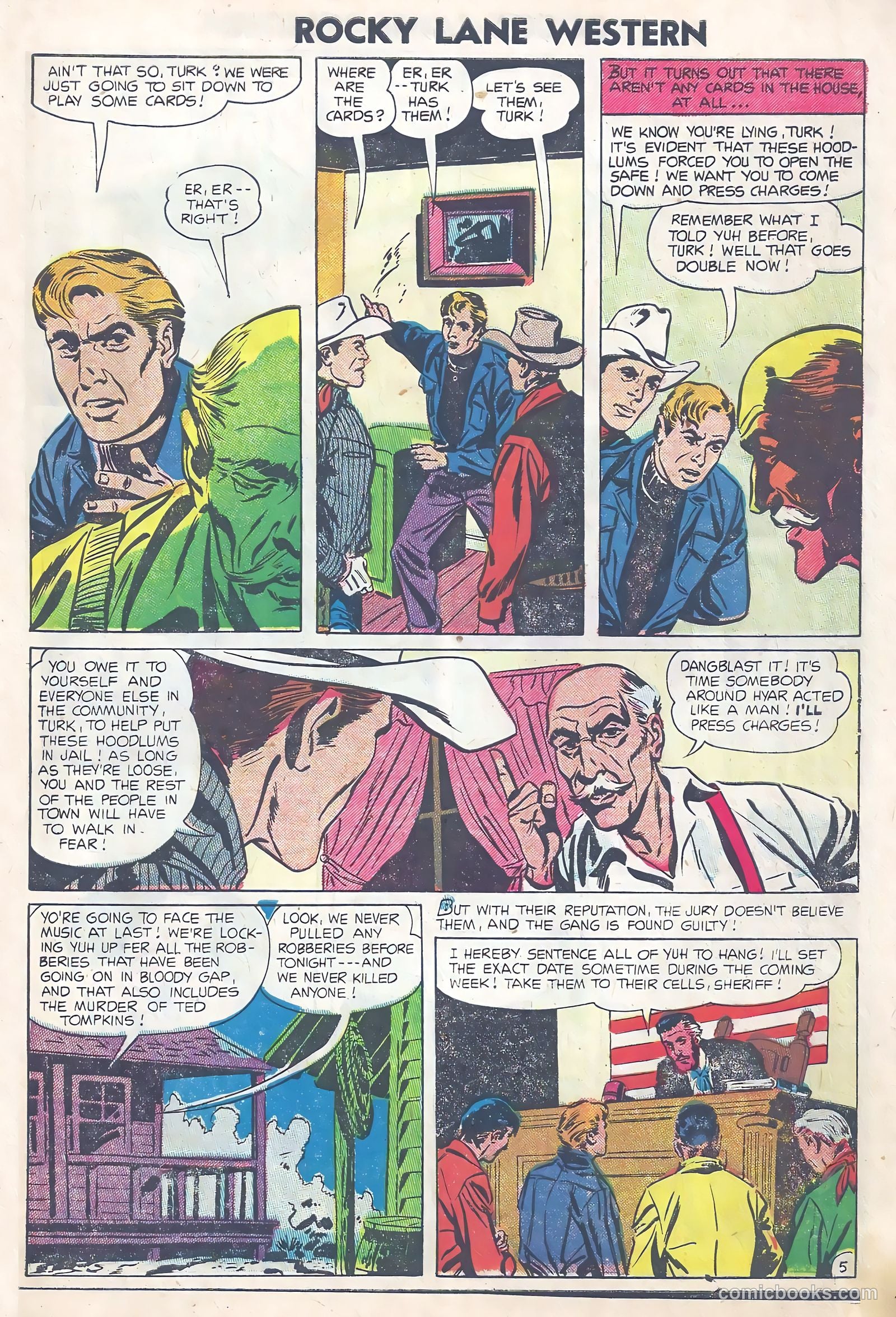 Rocky Lane Western #63 — page 7 of 36