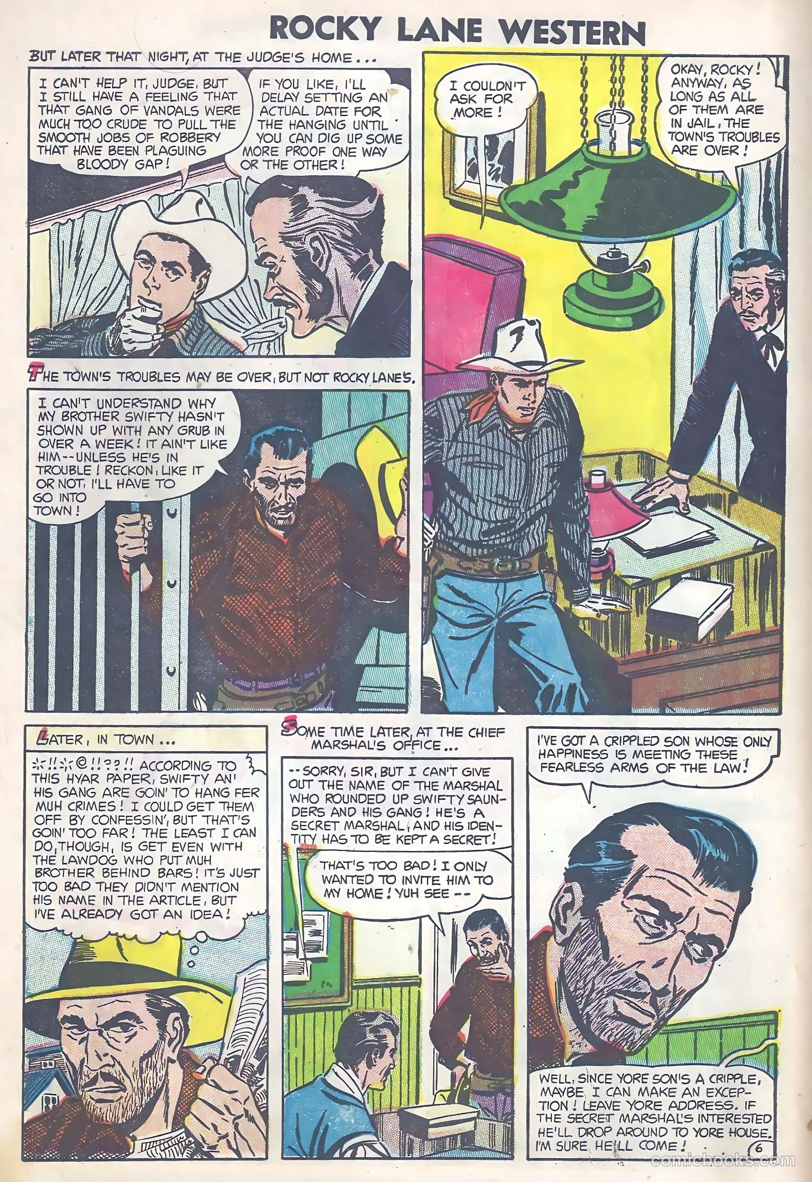 Rocky Lane Western #63 — page 8 of 36