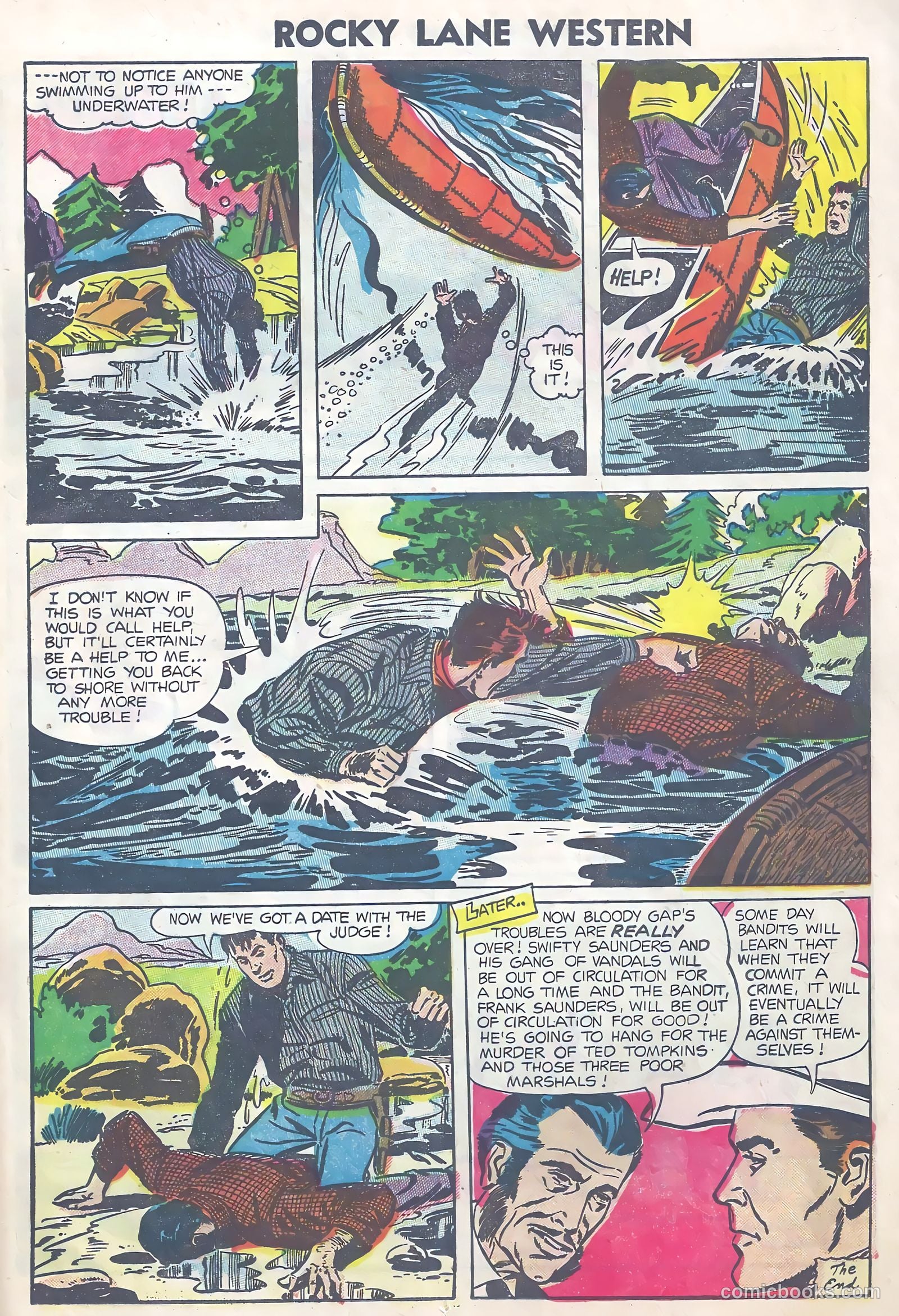 Rocky Lane Western #63 — page 13 of 36