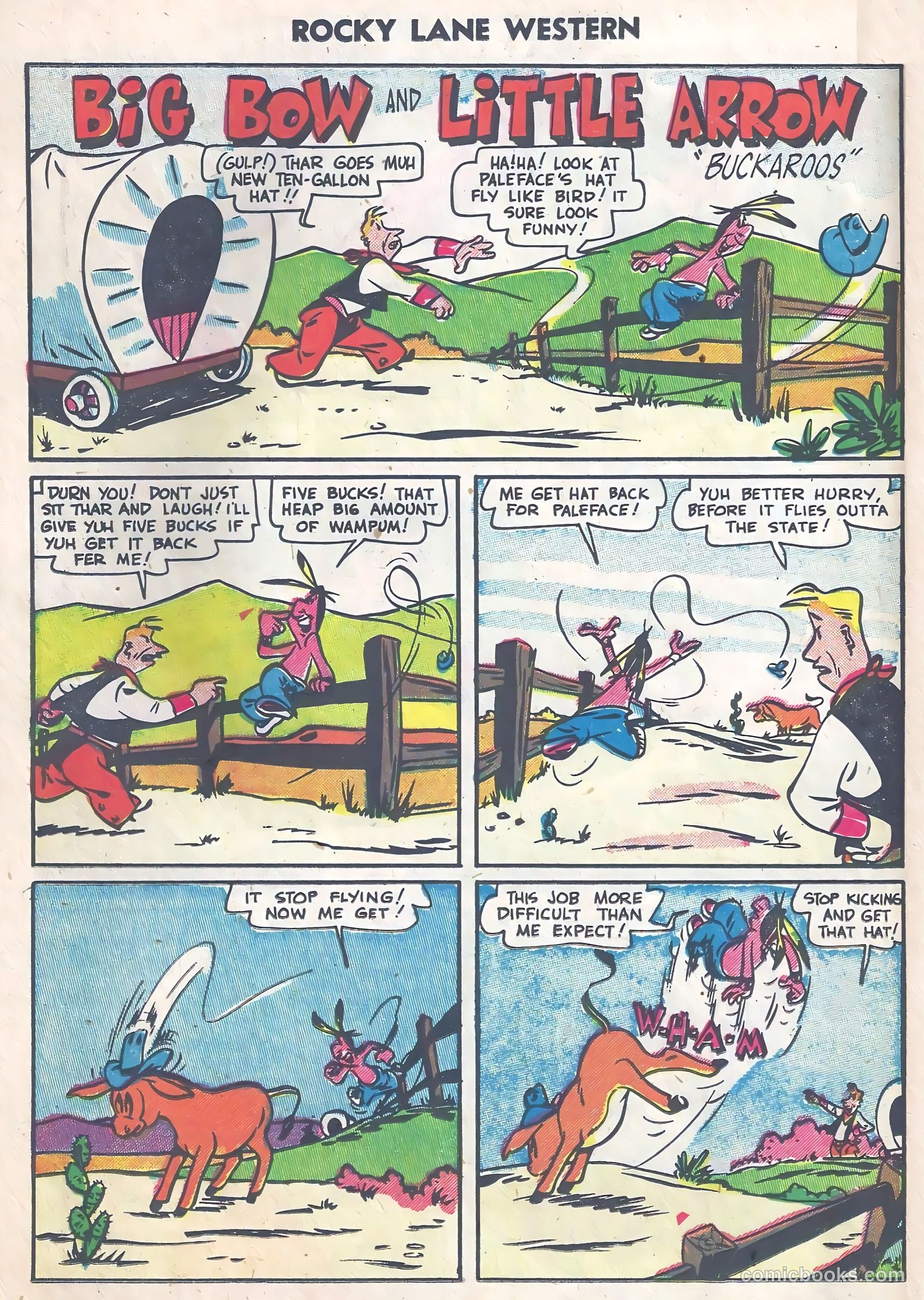 Rocky Lane Western #63 — page 14 of 36