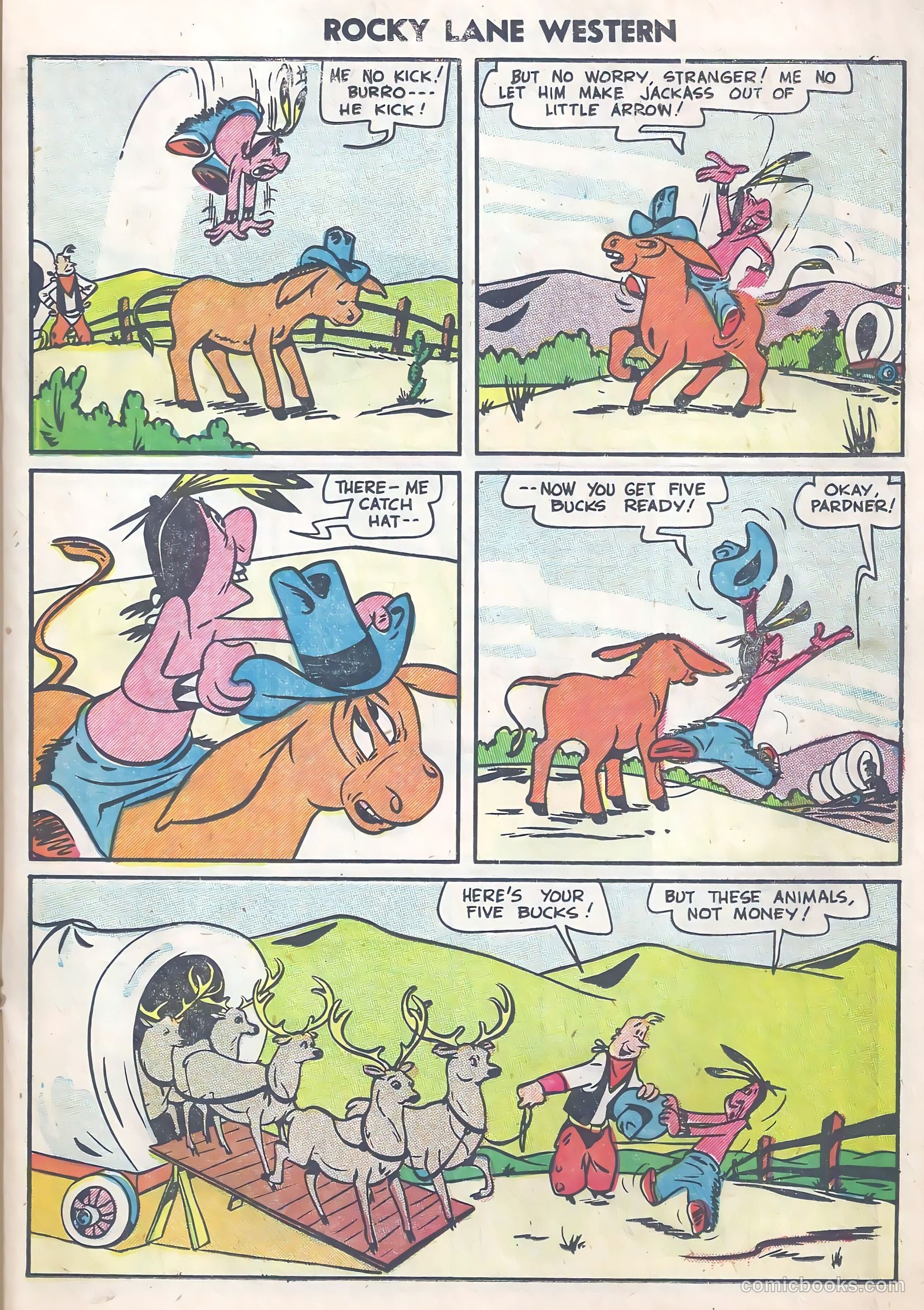 Rocky Lane Western #63 — page 15 of 36