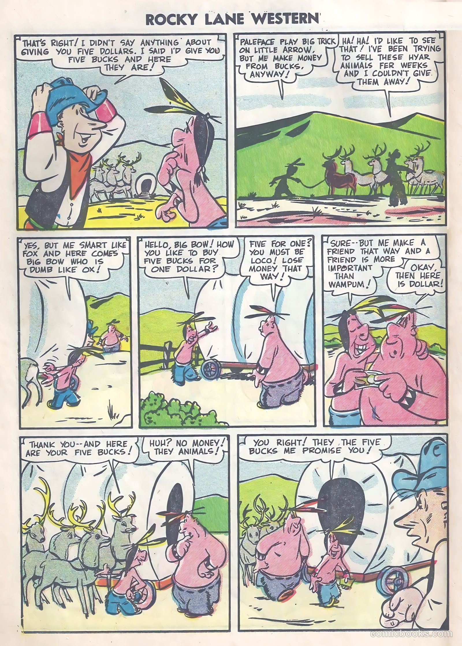 Rocky Lane Western #63 — page 16 of 36
