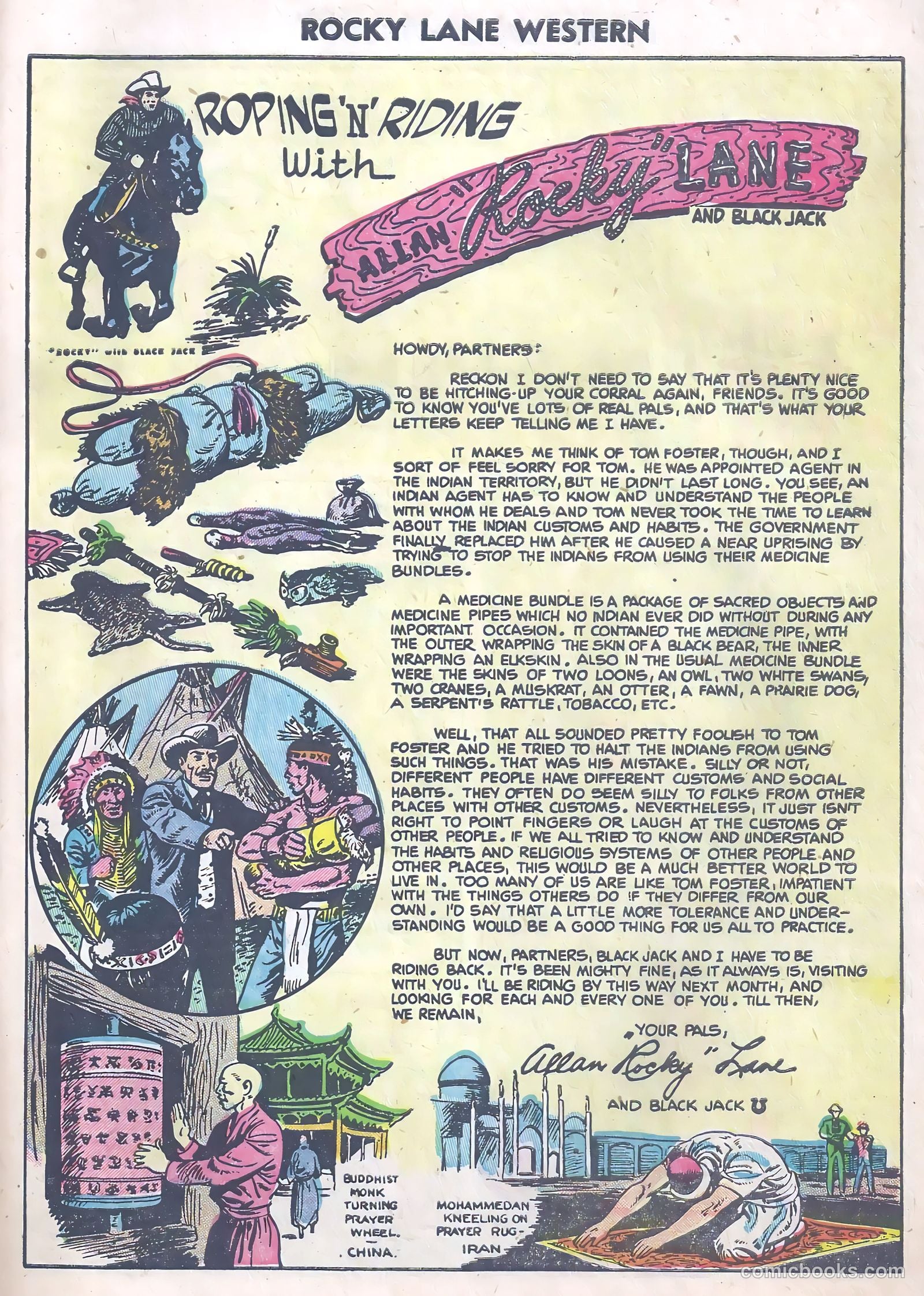 Rocky Lane Western #63 — page 27 of 36