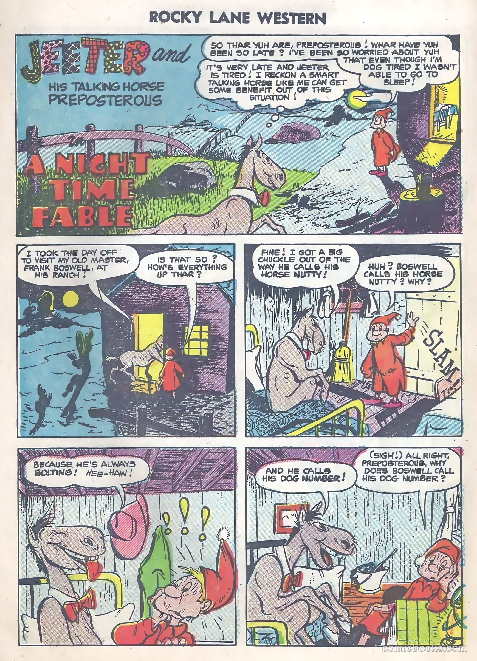 Rocky Lane Western #63 — page 28 of 36
