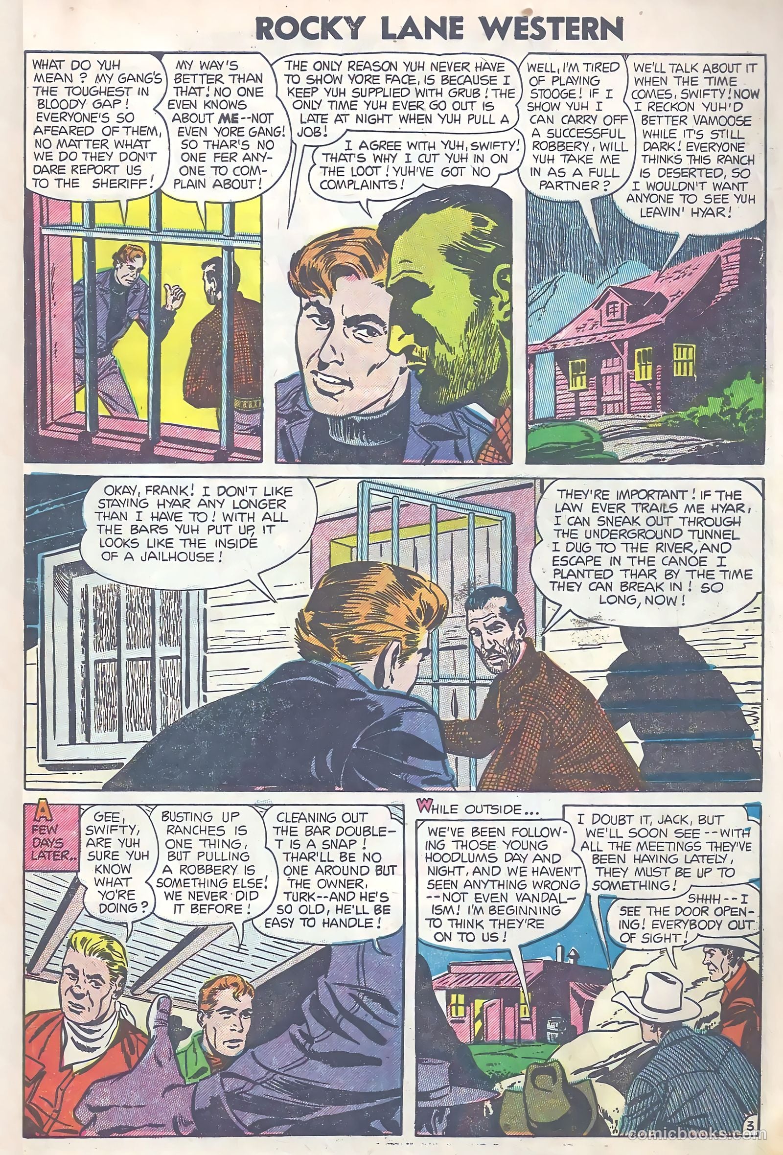Rocky Lane Western #63 — page 5 of 37