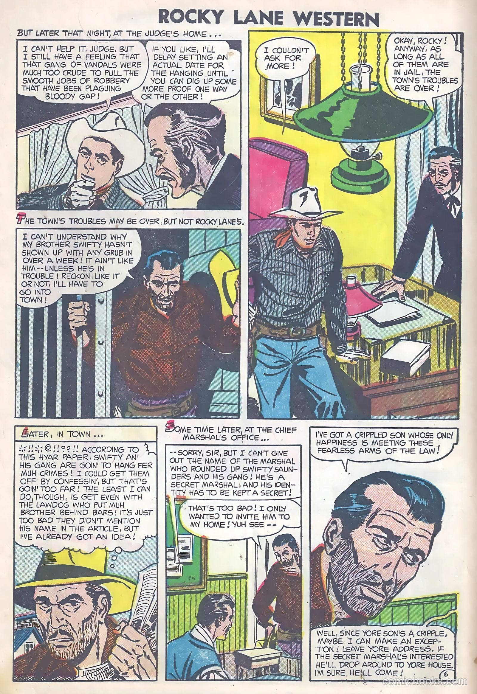 Rocky Lane Western #63 — page 8 of 37