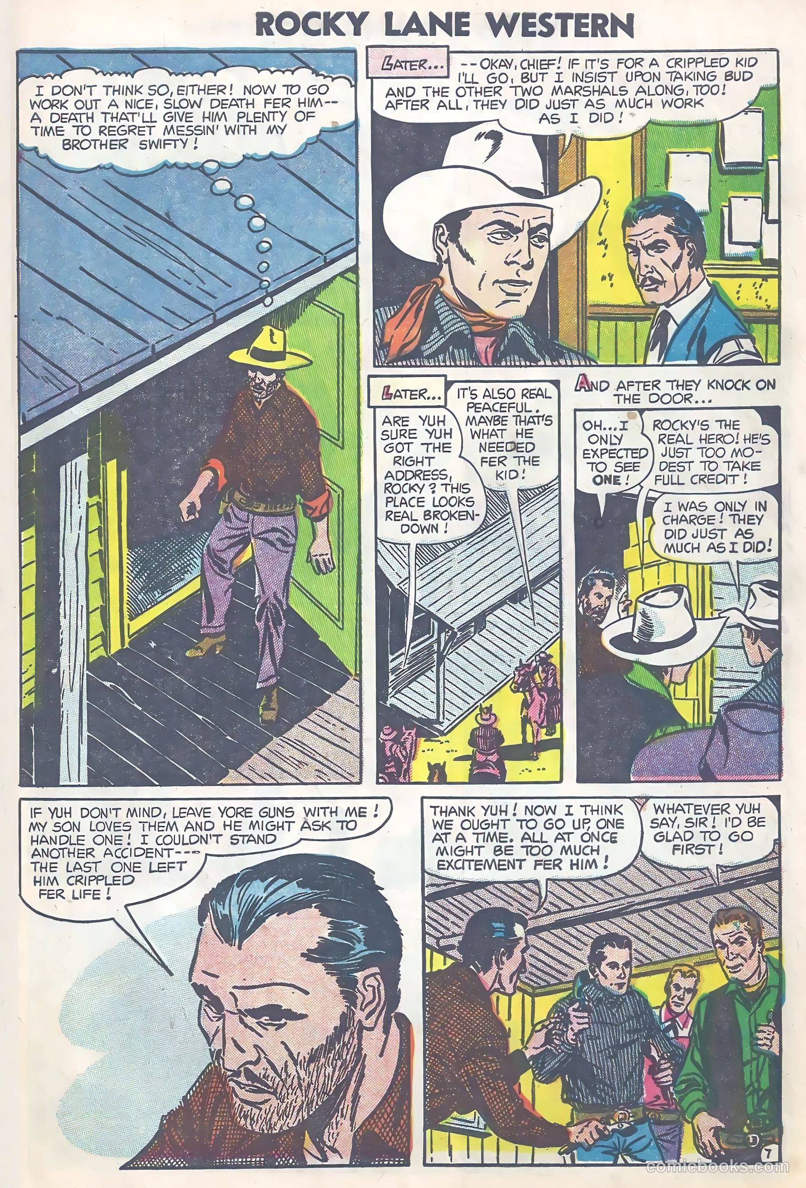 Rocky Lane Western #63 — page 9 of 37