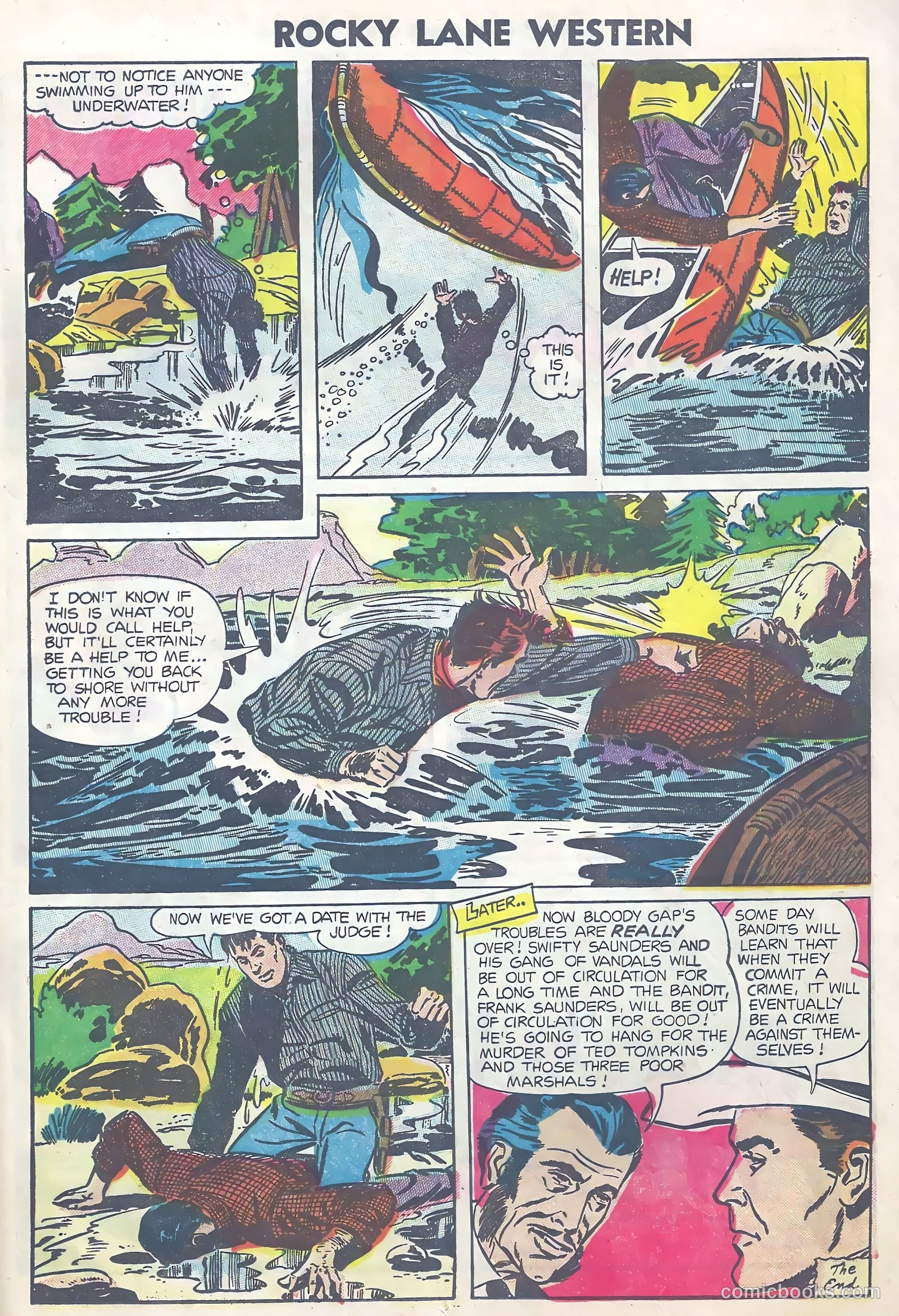 Rocky Lane Western #63 — page 13 of 37