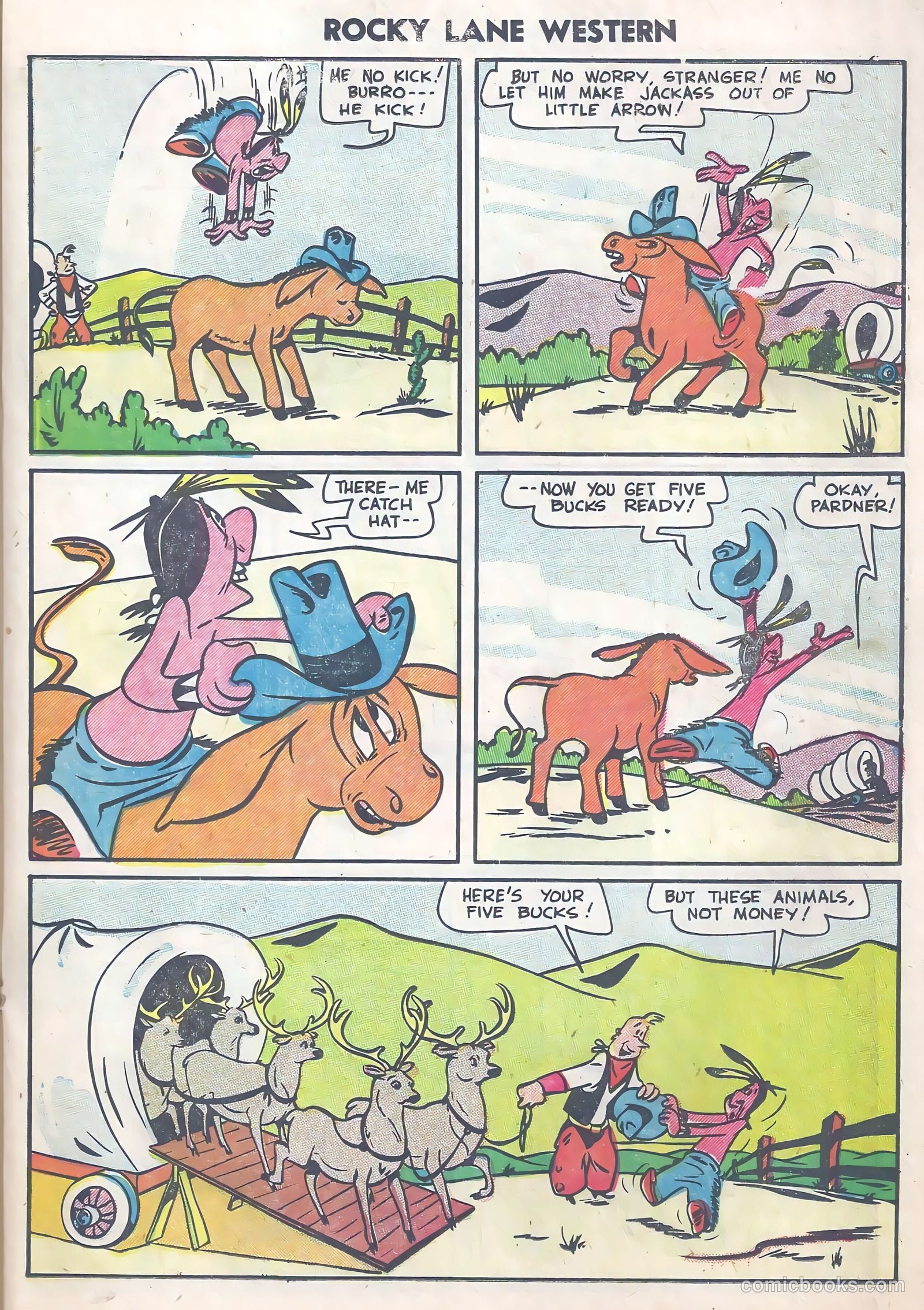 Rocky Lane Western #63 — page 15 of 37