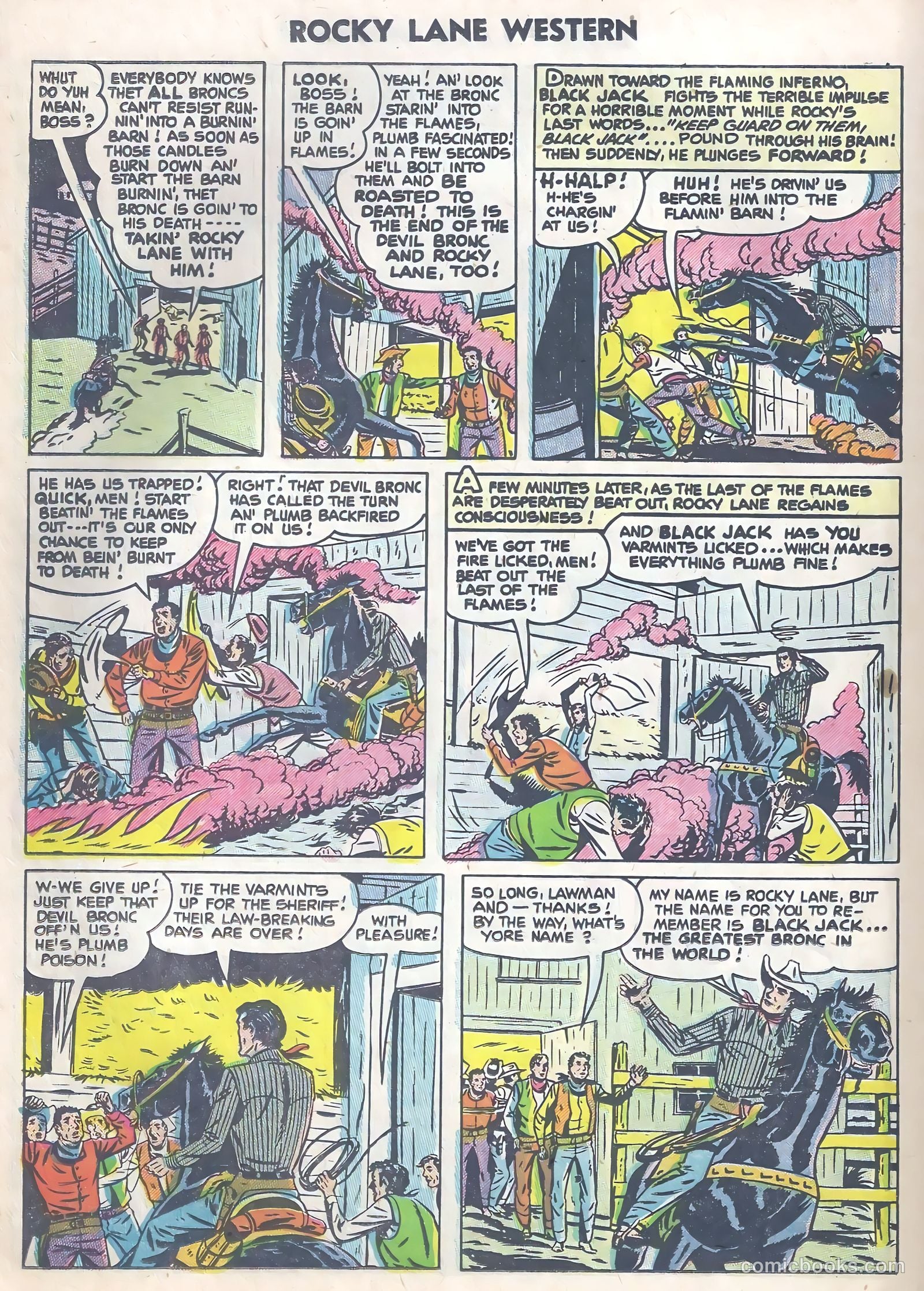 Rocky Lane Western #63 — page 26 of 37