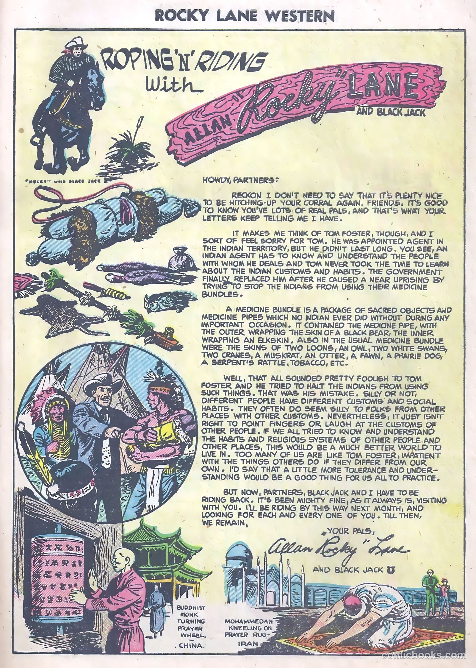 Rocky Lane Western #63 — page 27 of 37