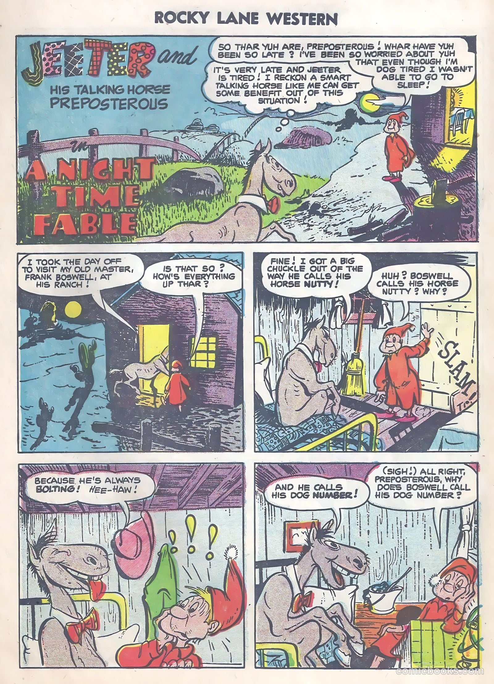 Rocky Lane Western #63 — page 28 of 37
