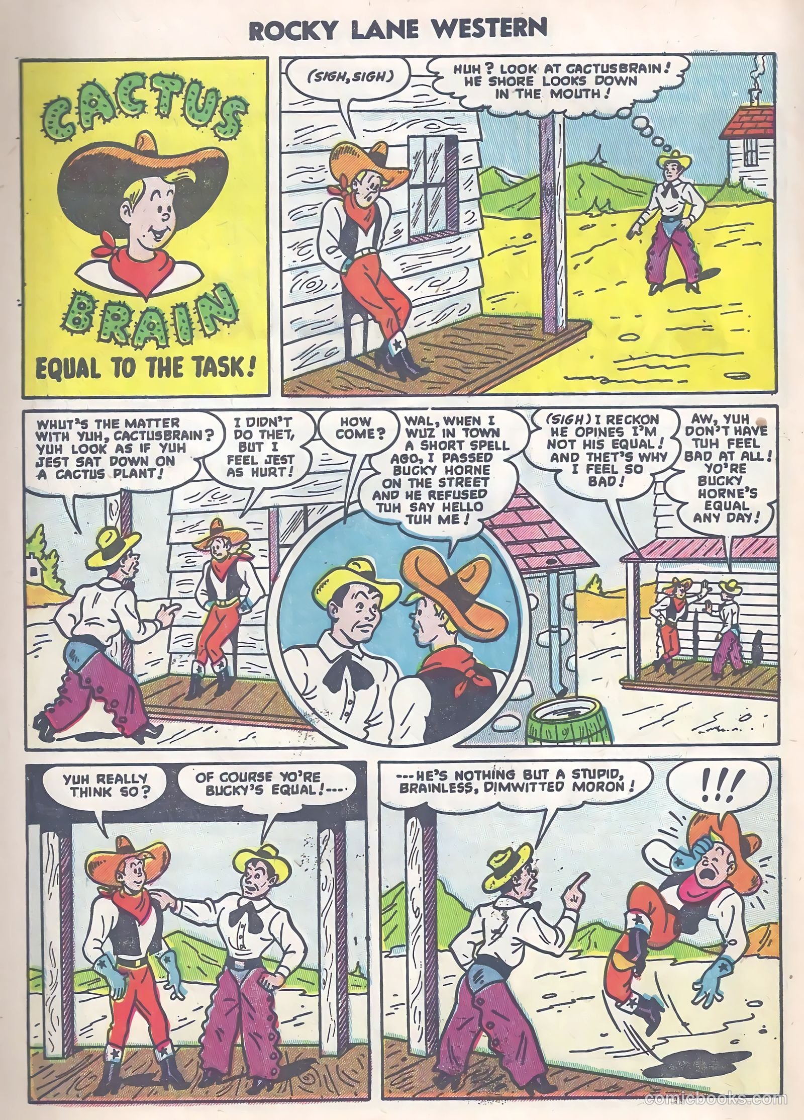 Rocky Lane Western #63 — page 32 of 37