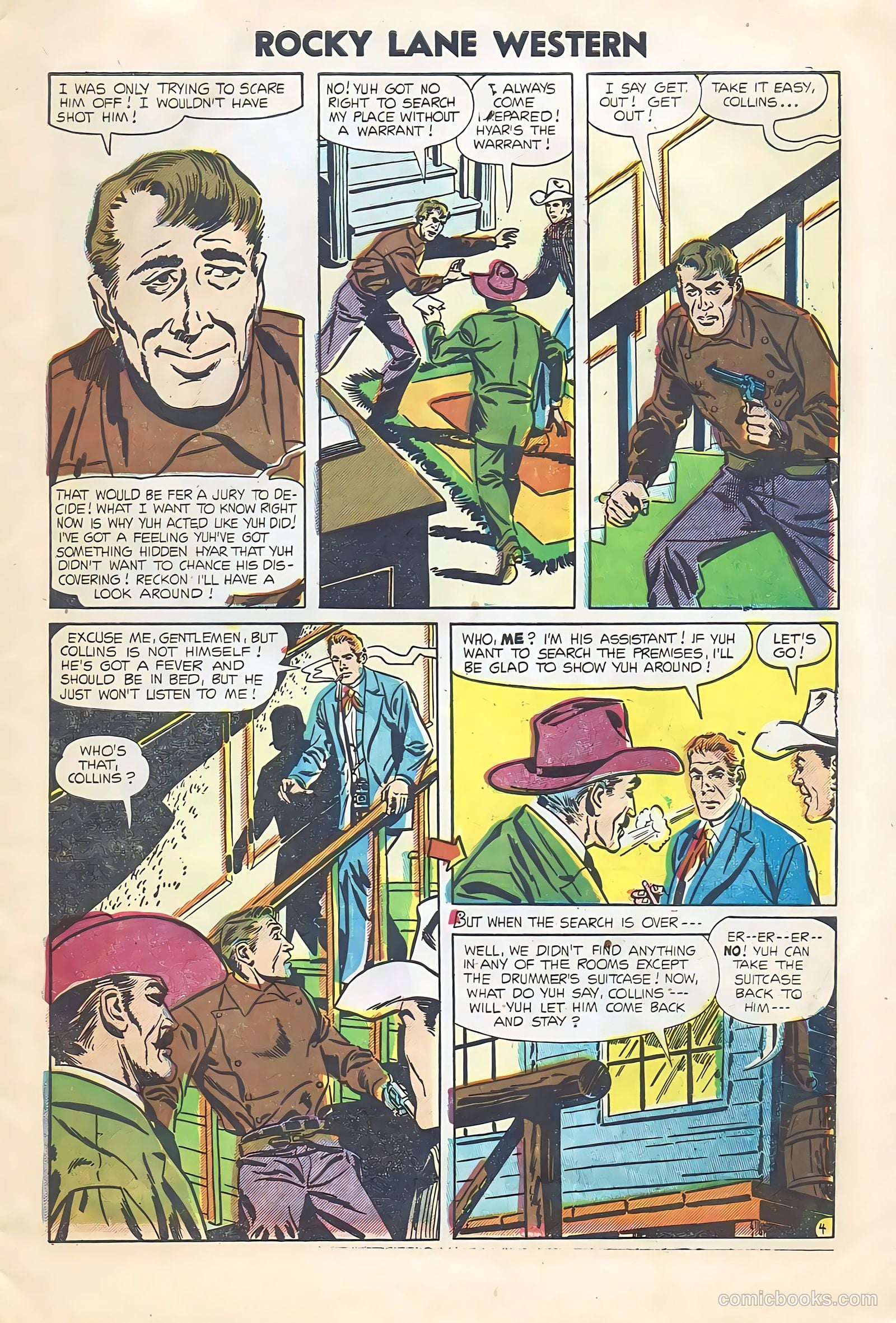 Rocky Lane Western #64 — page 7 of 36