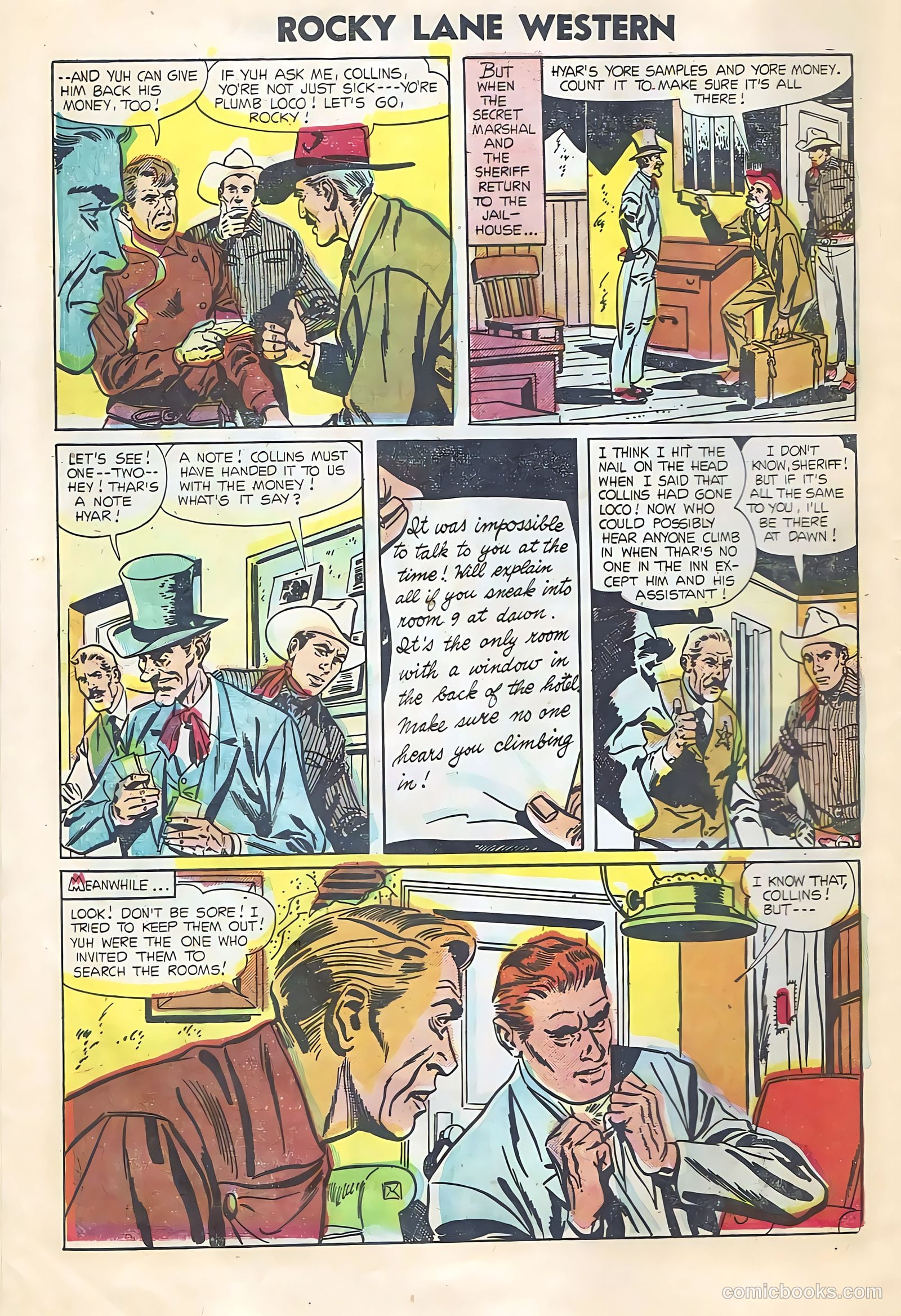 Rocky Lane Western #64 — page 8 of 36