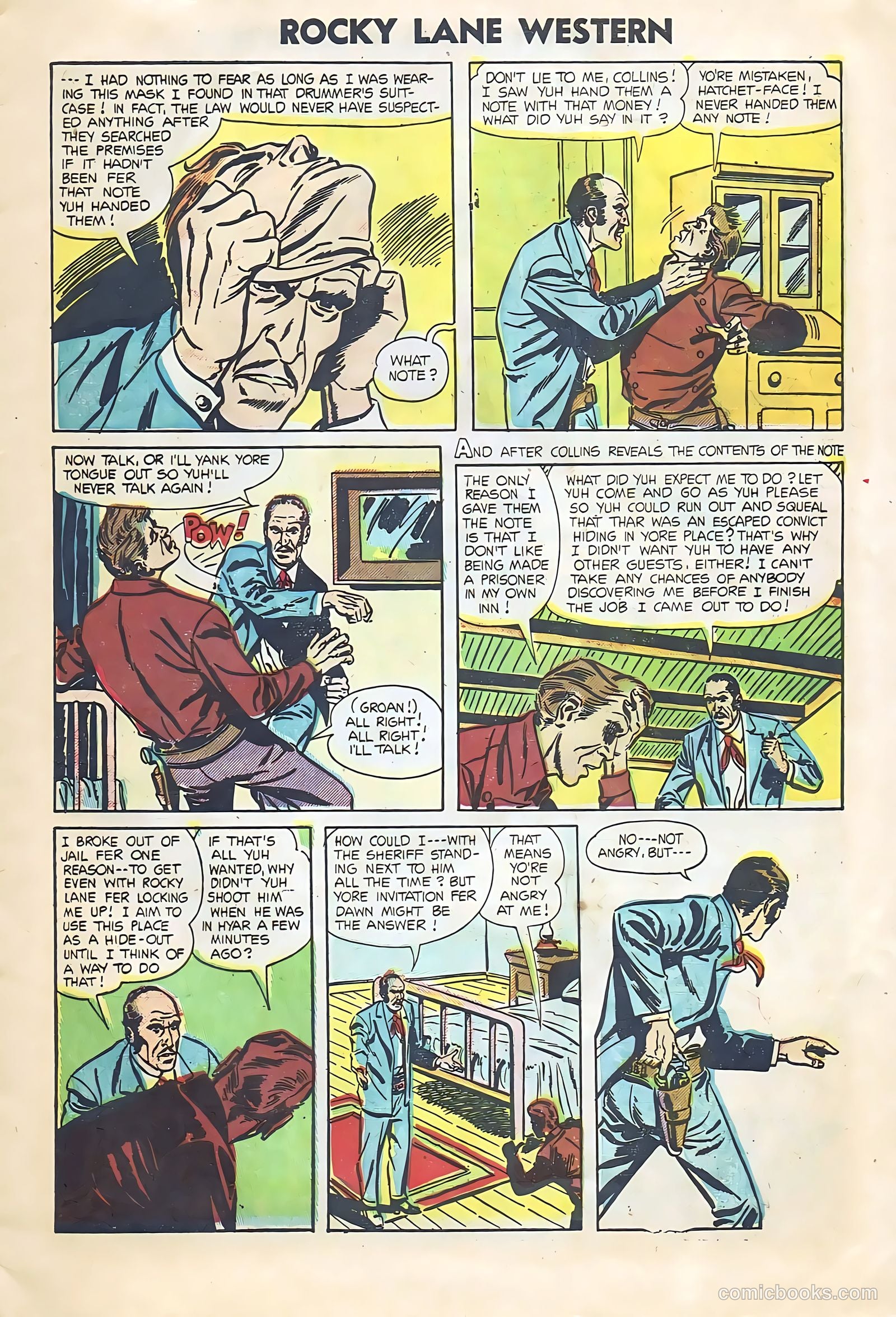Rocky Lane Western #64 — page 9 of 36