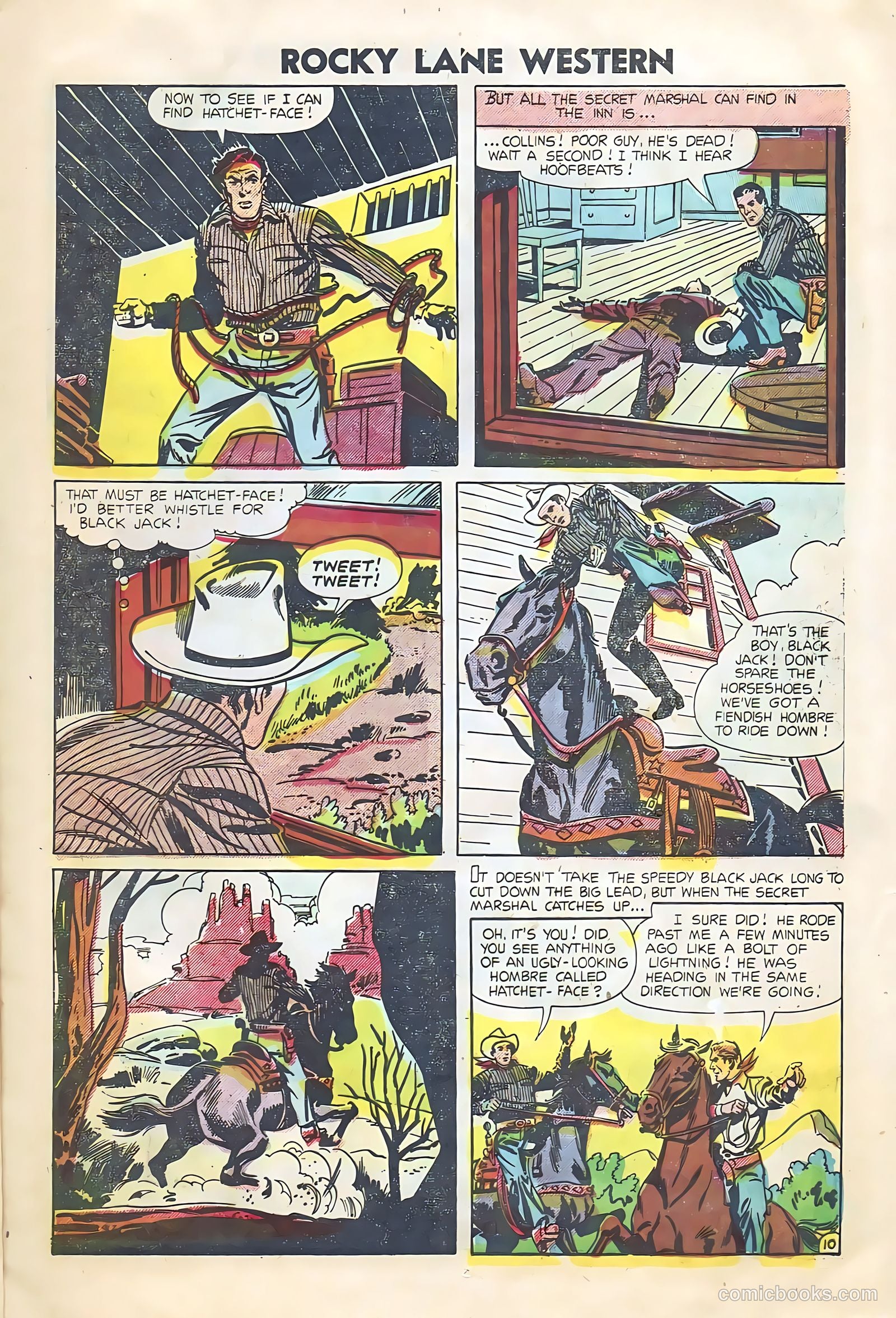 Rocky Lane Western #64 — page 13 of 36
