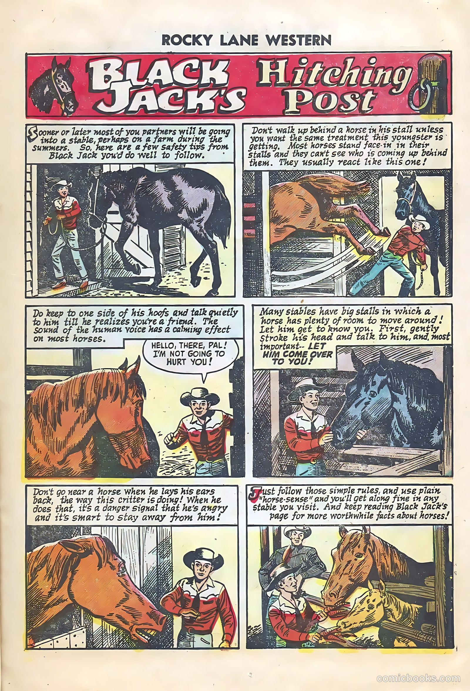Rocky Lane Western #64 — page 17 of 36