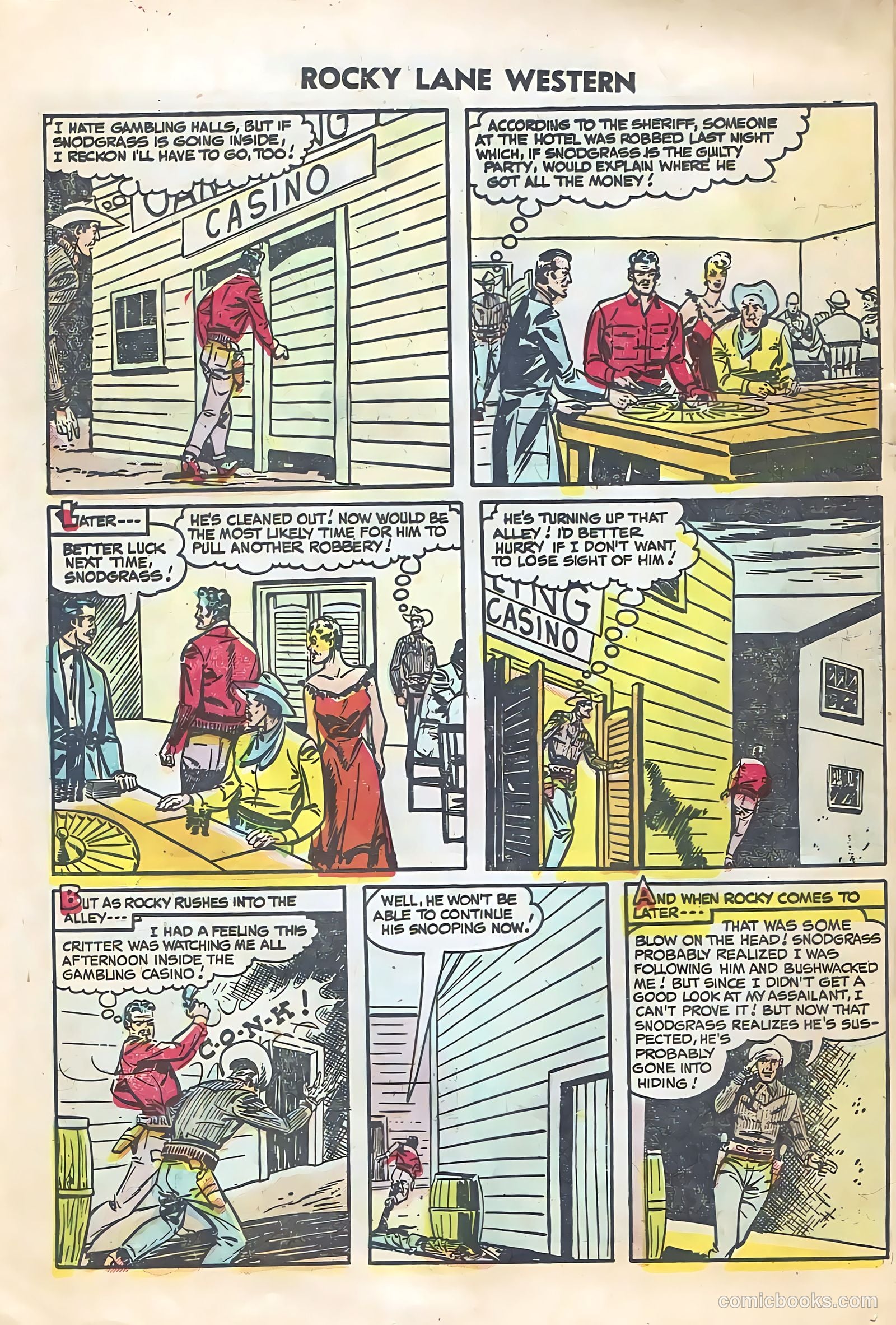 Rocky Lane Western #64 — page 20 of 36