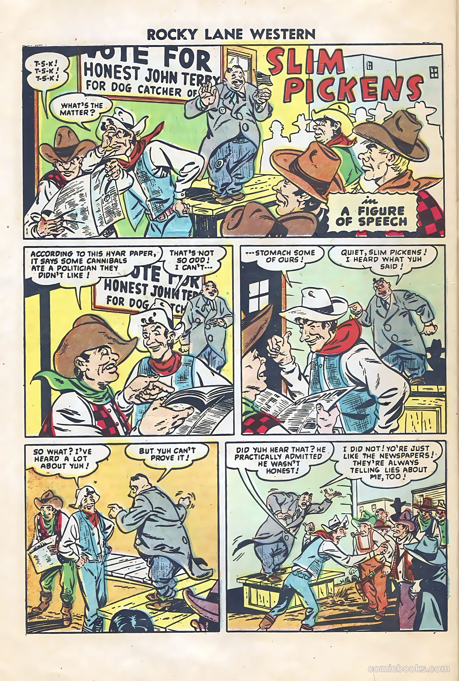Rocky Lane Western #64 — page 28 of 36