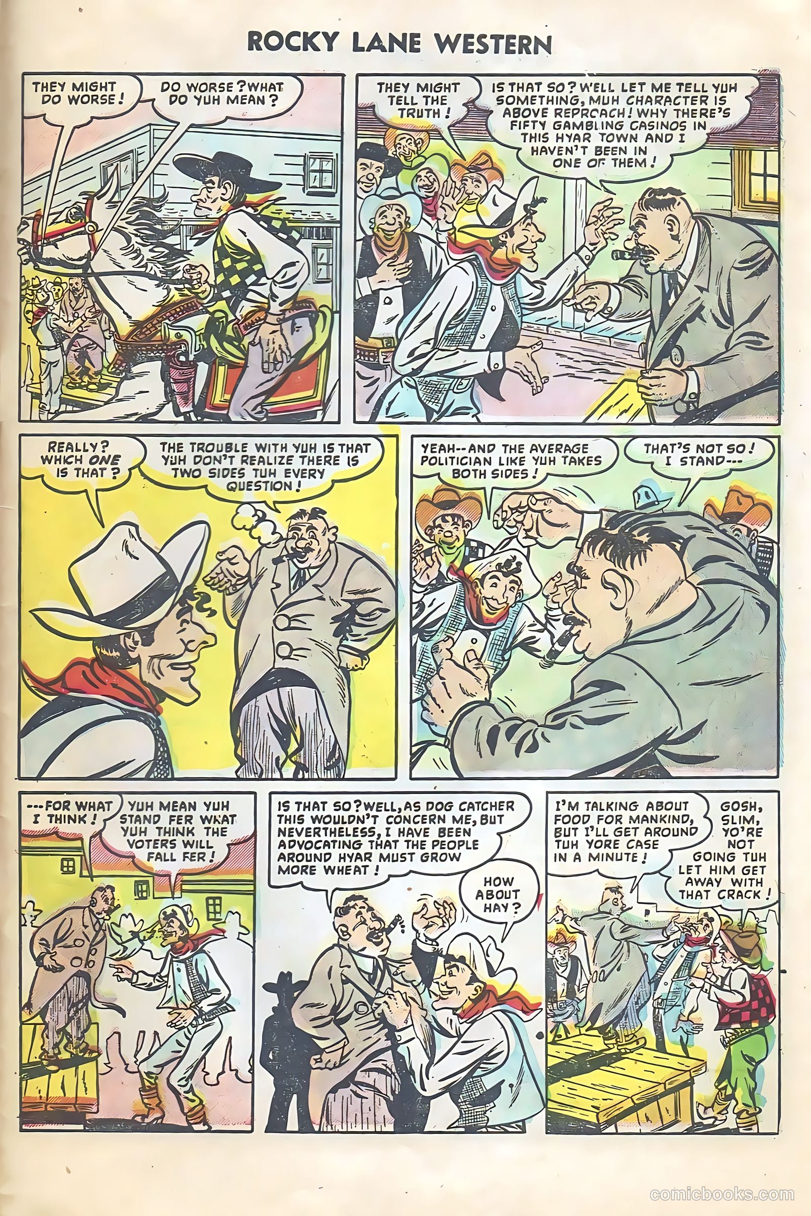 Rocky Lane Western #64 — page 29 of 36