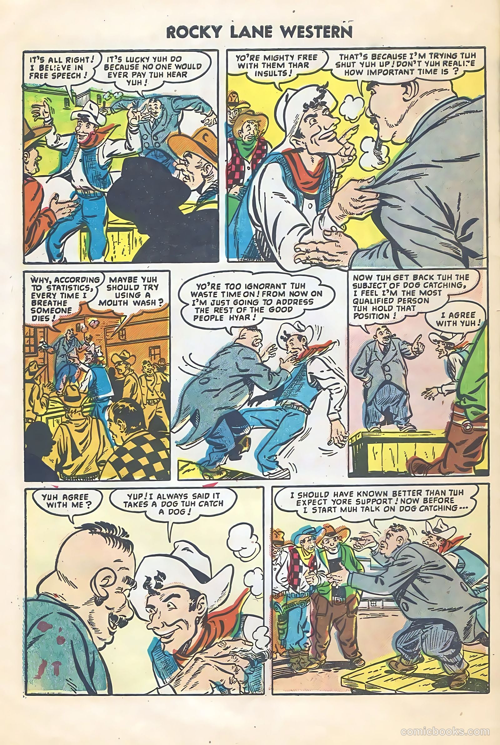 Rocky Lane Western #64 — page 30 of 36