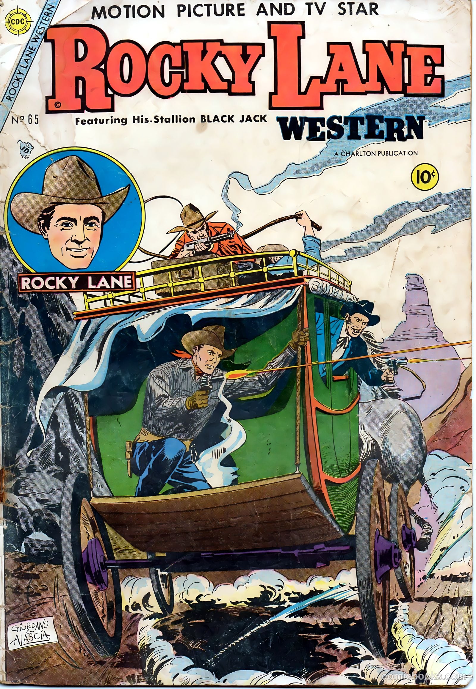 Rocky Lane Western #65 — page 1 of 36