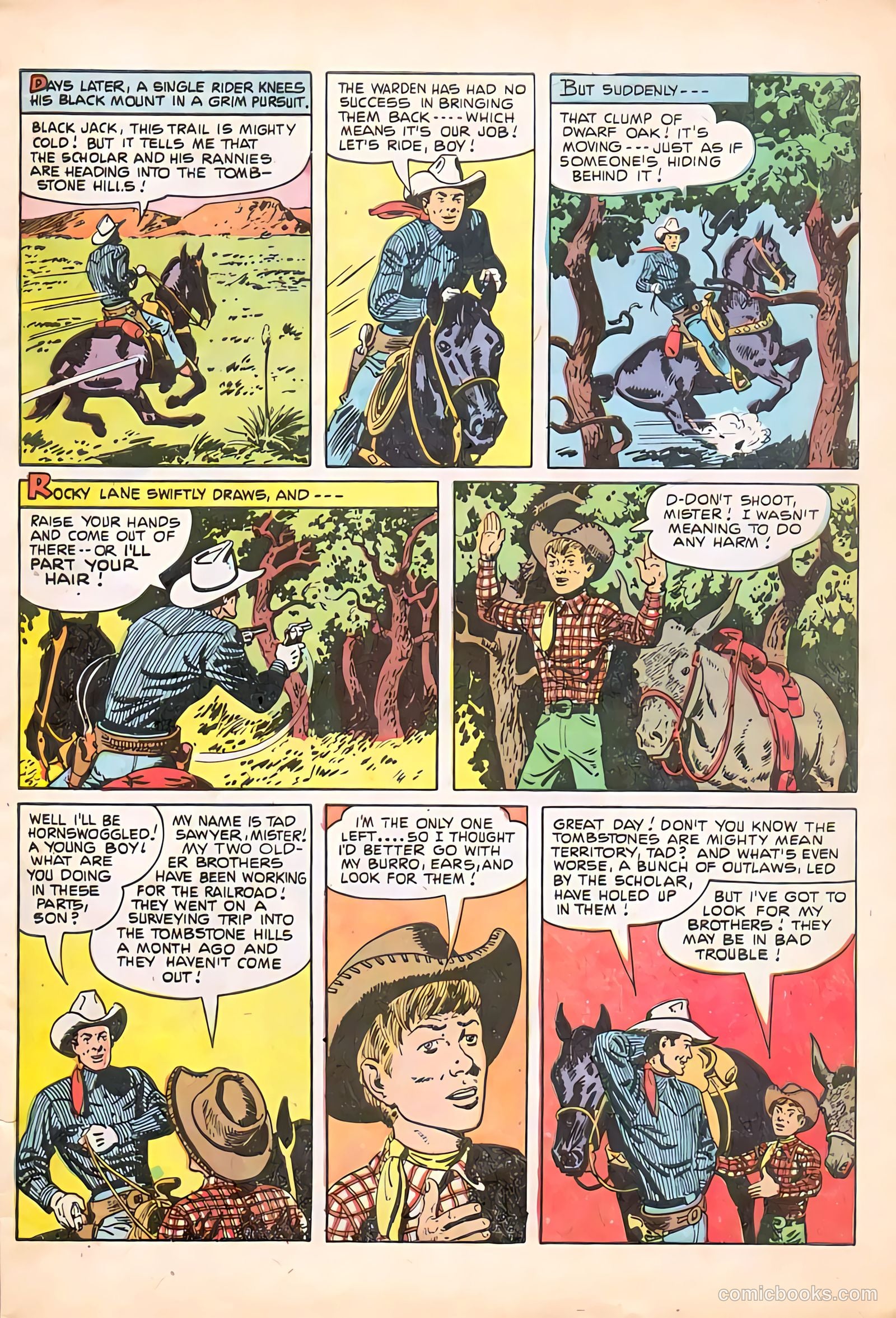 Rocky Lane Western #65 — page 5 of 36