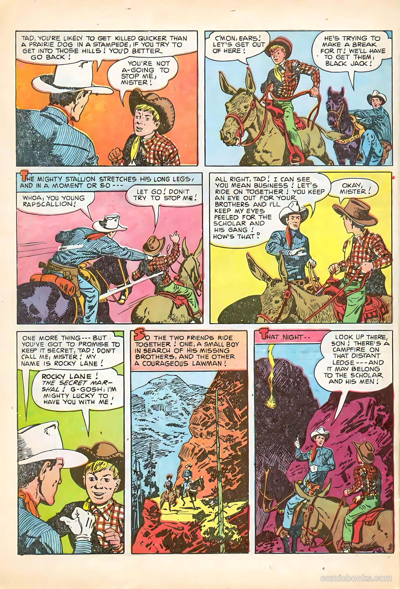 Rocky Lane Western #65 — page 6 of 36