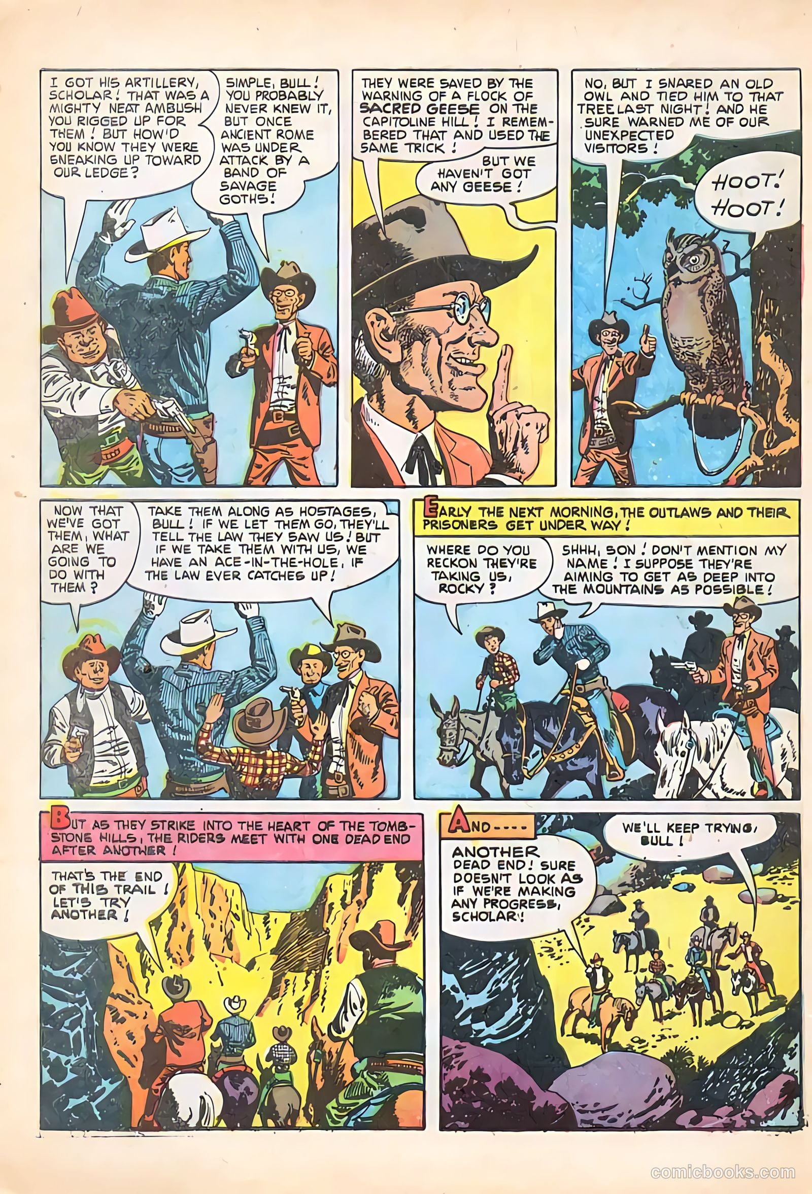 Rocky Lane Western #65 — page 8 of 36