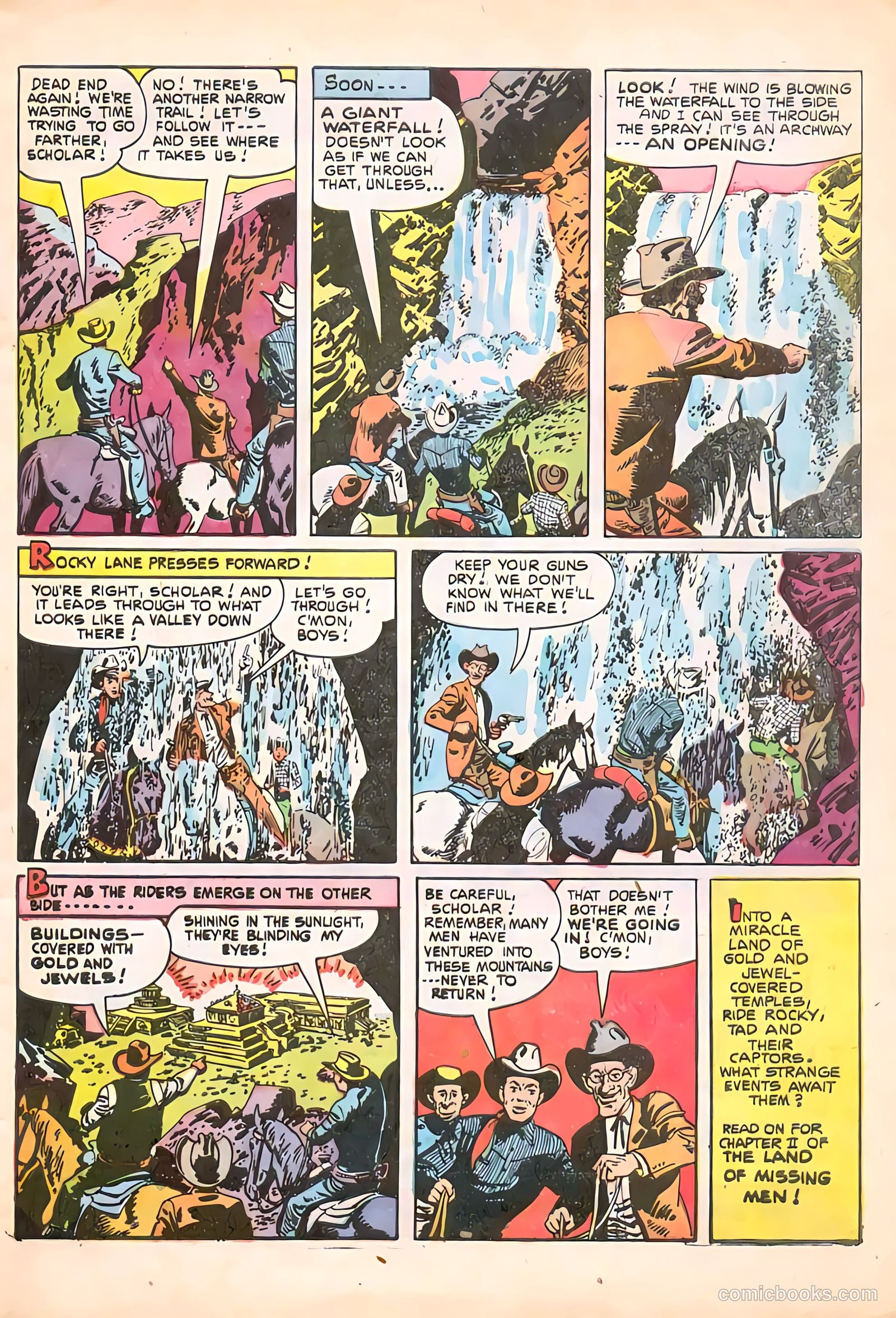 Rocky Lane Western #65 — page 9 of 36