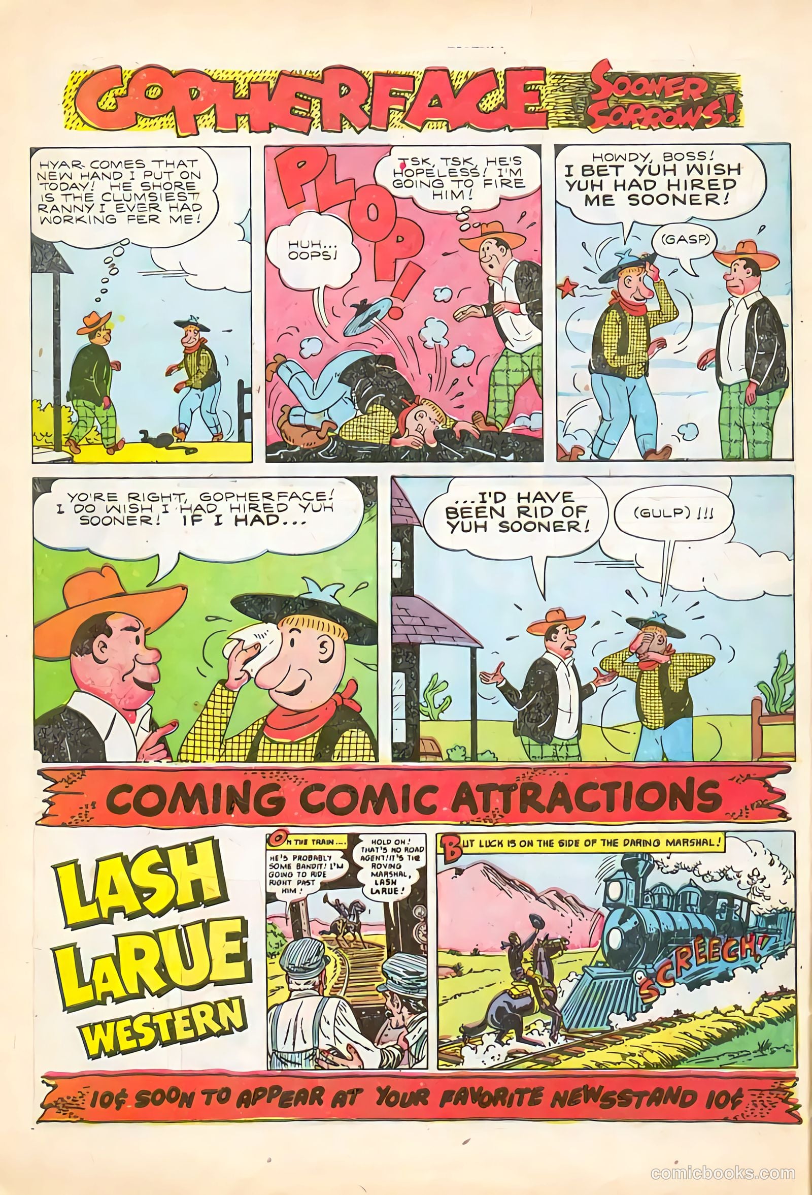 Rocky Lane Western #65 — page 10 of 36