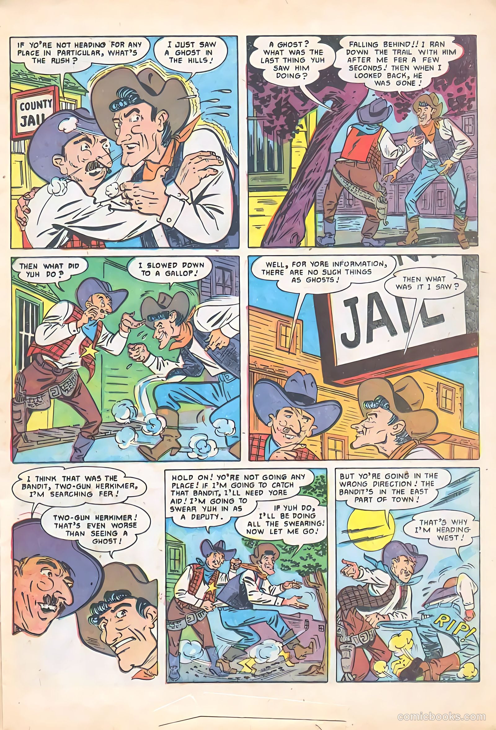Rocky Lane Western #65 — page 13 of 36