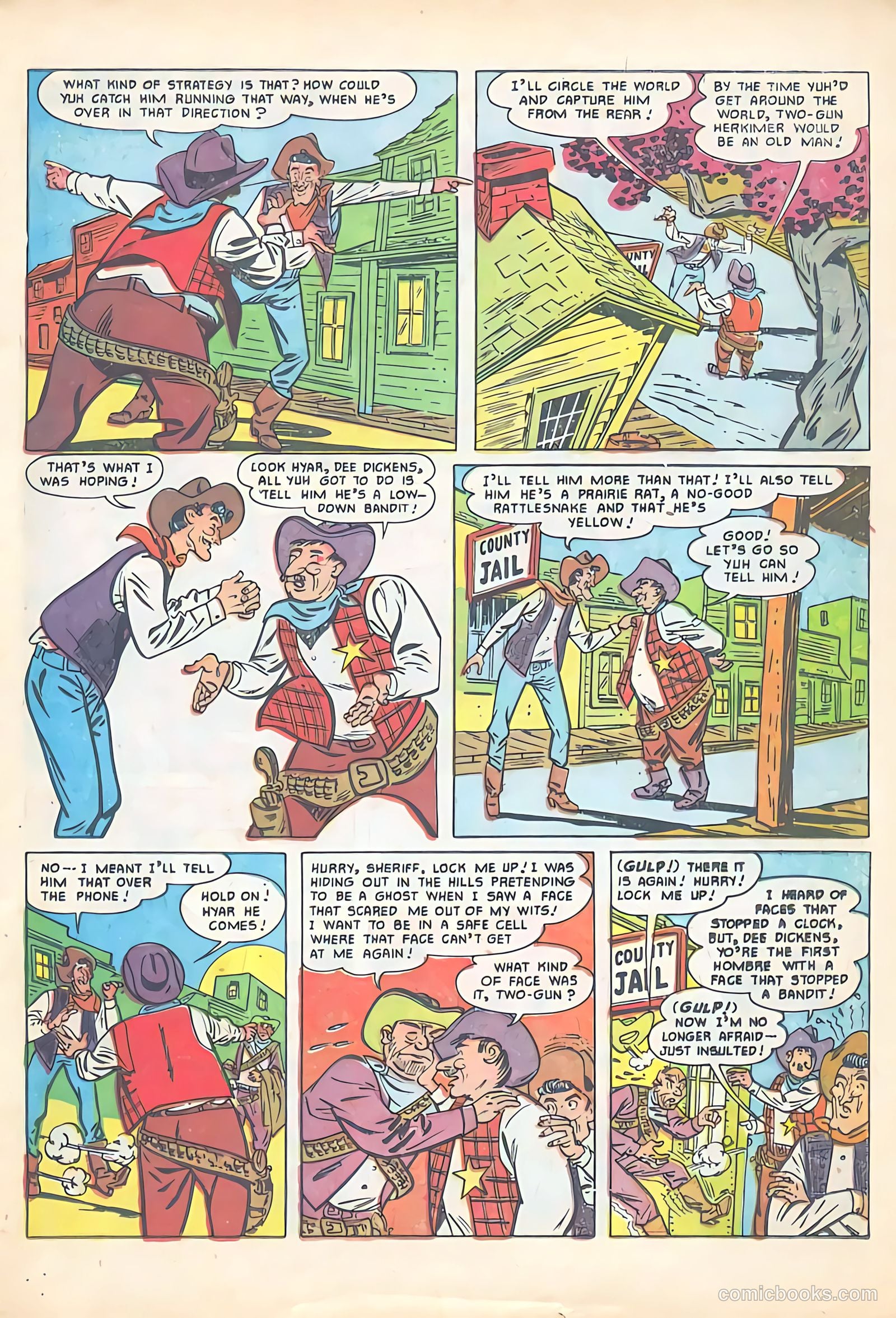 Rocky Lane Western #65 — page 15 of 36