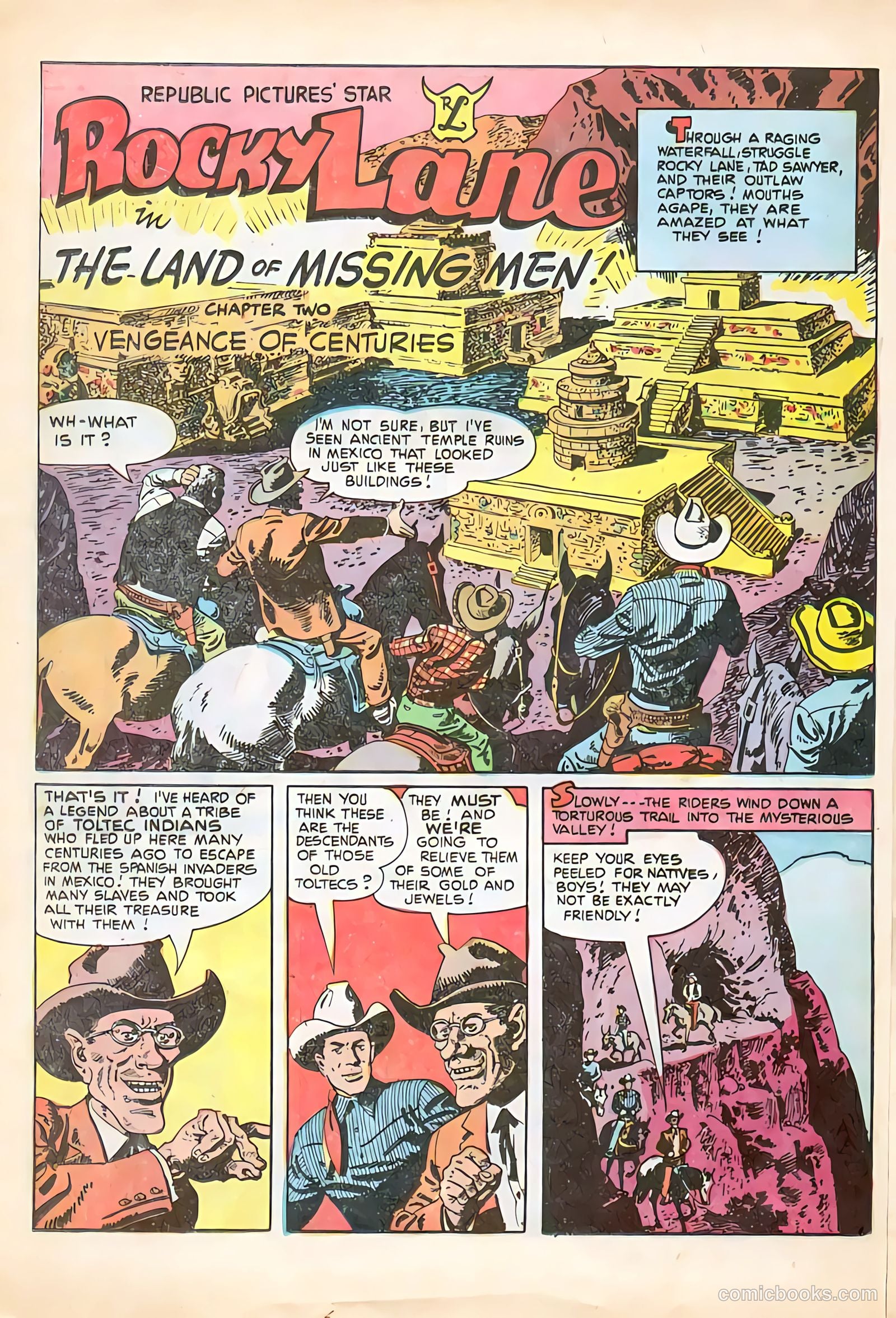 Rocky Lane Western #65 — page 16 of 36
