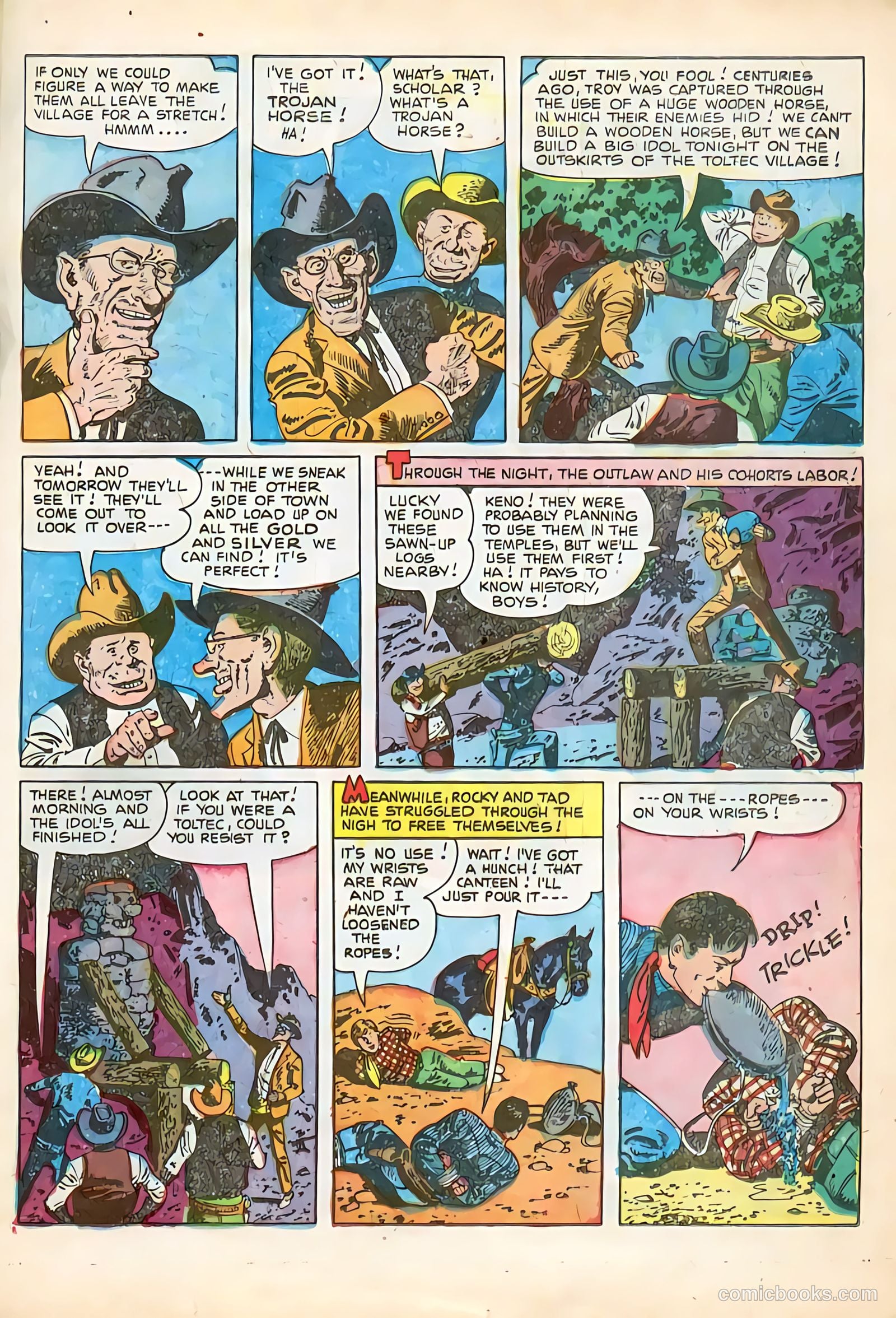 Rocky Lane Western #65 — page 19 of 36