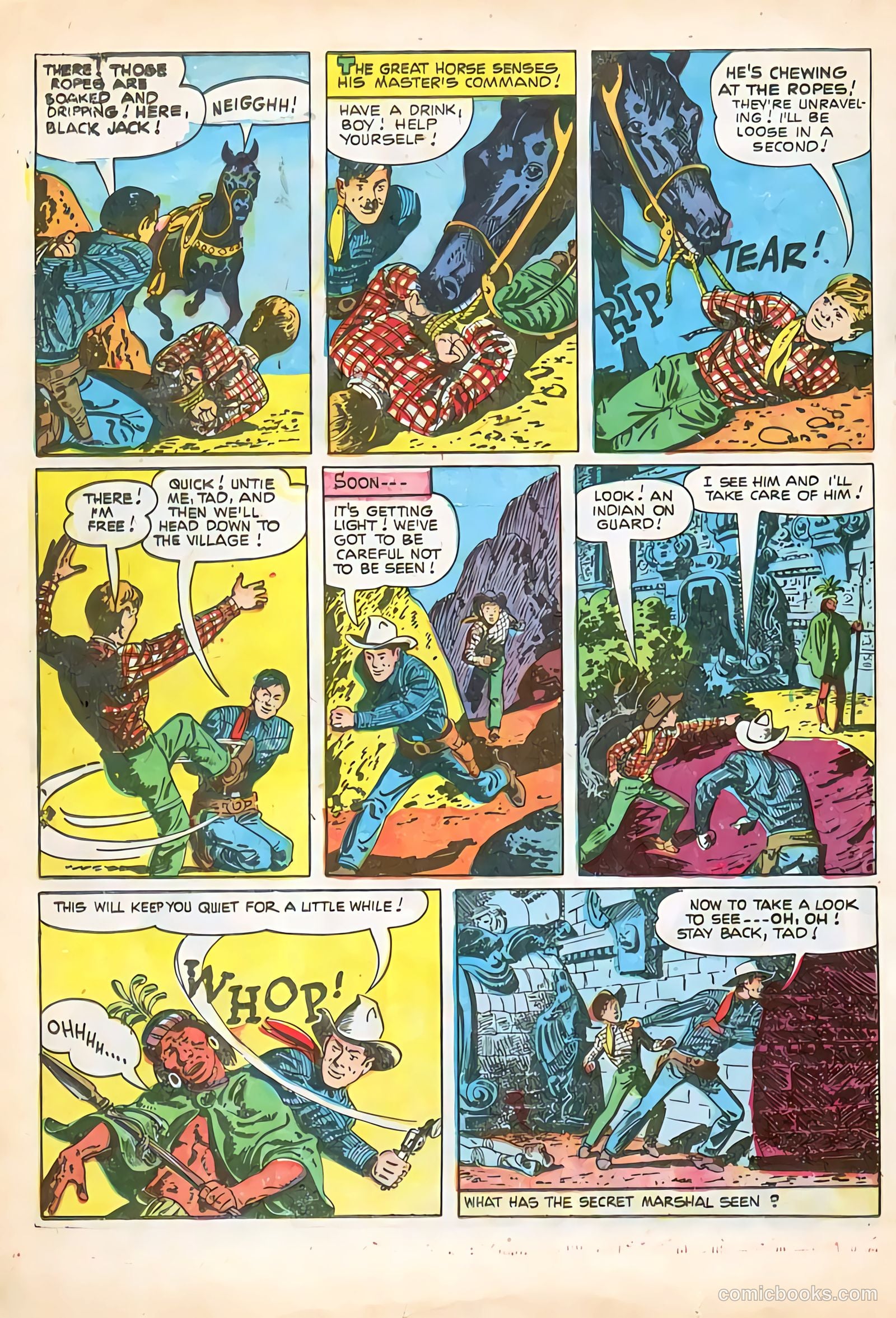 Rocky Lane Western #65 — page 20 of 36