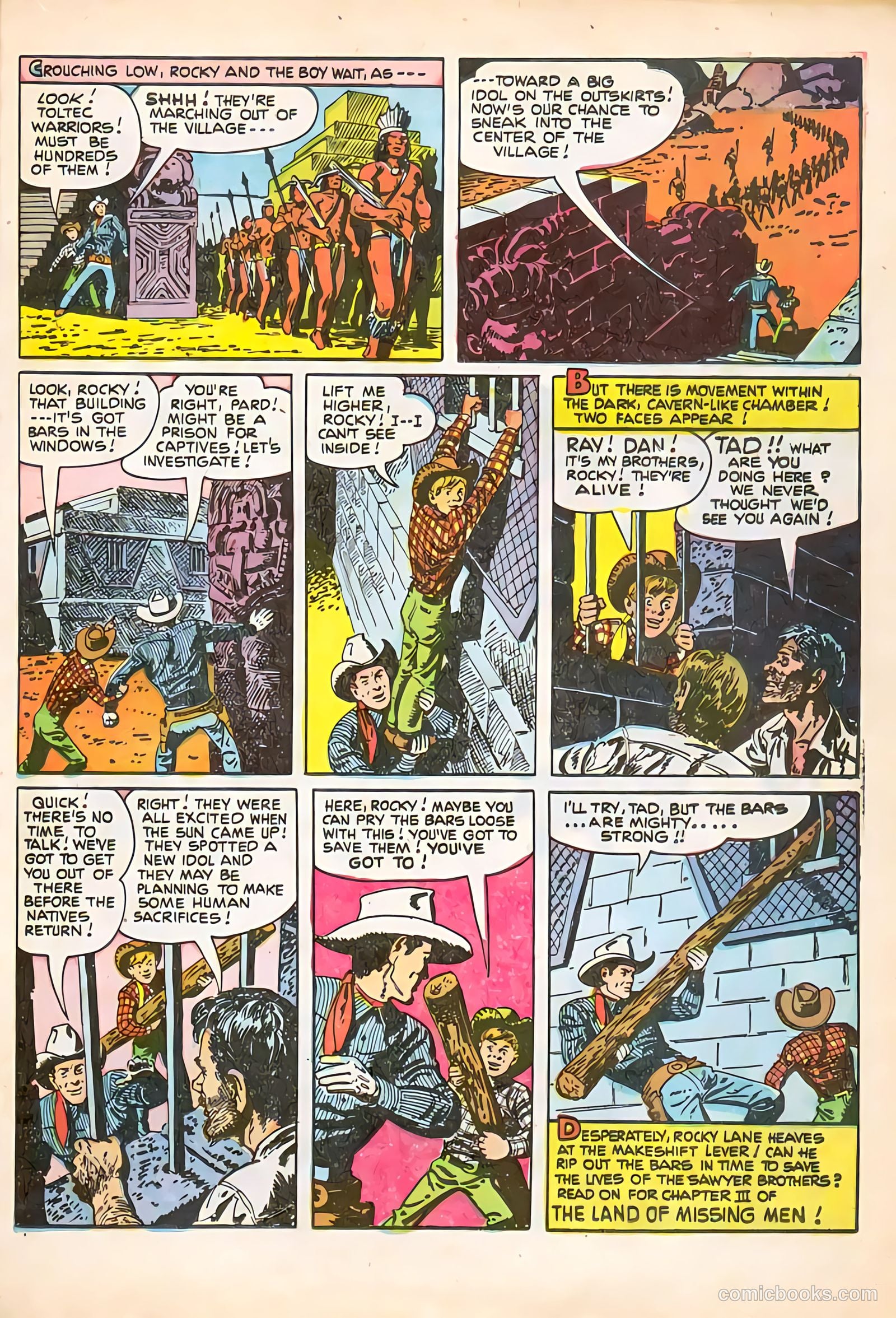 Rocky Lane Western #65 — page 21 of 36