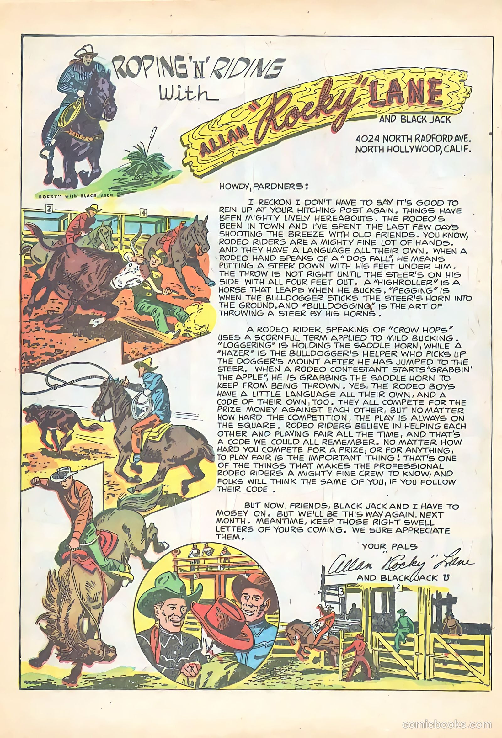 Rocky Lane Western #65 — page 22 of 36