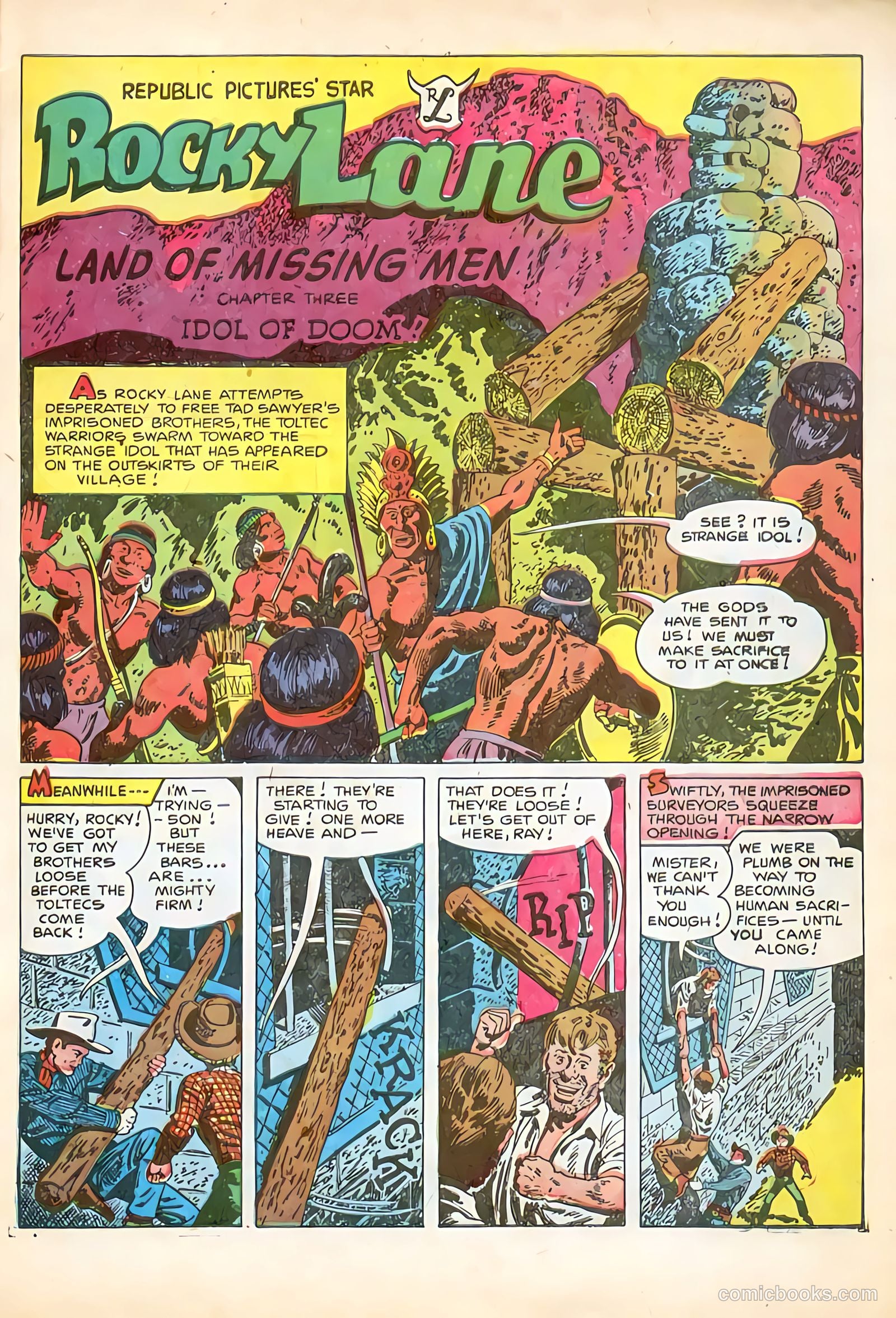 Rocky Lane Western #65 — page 27 of 36