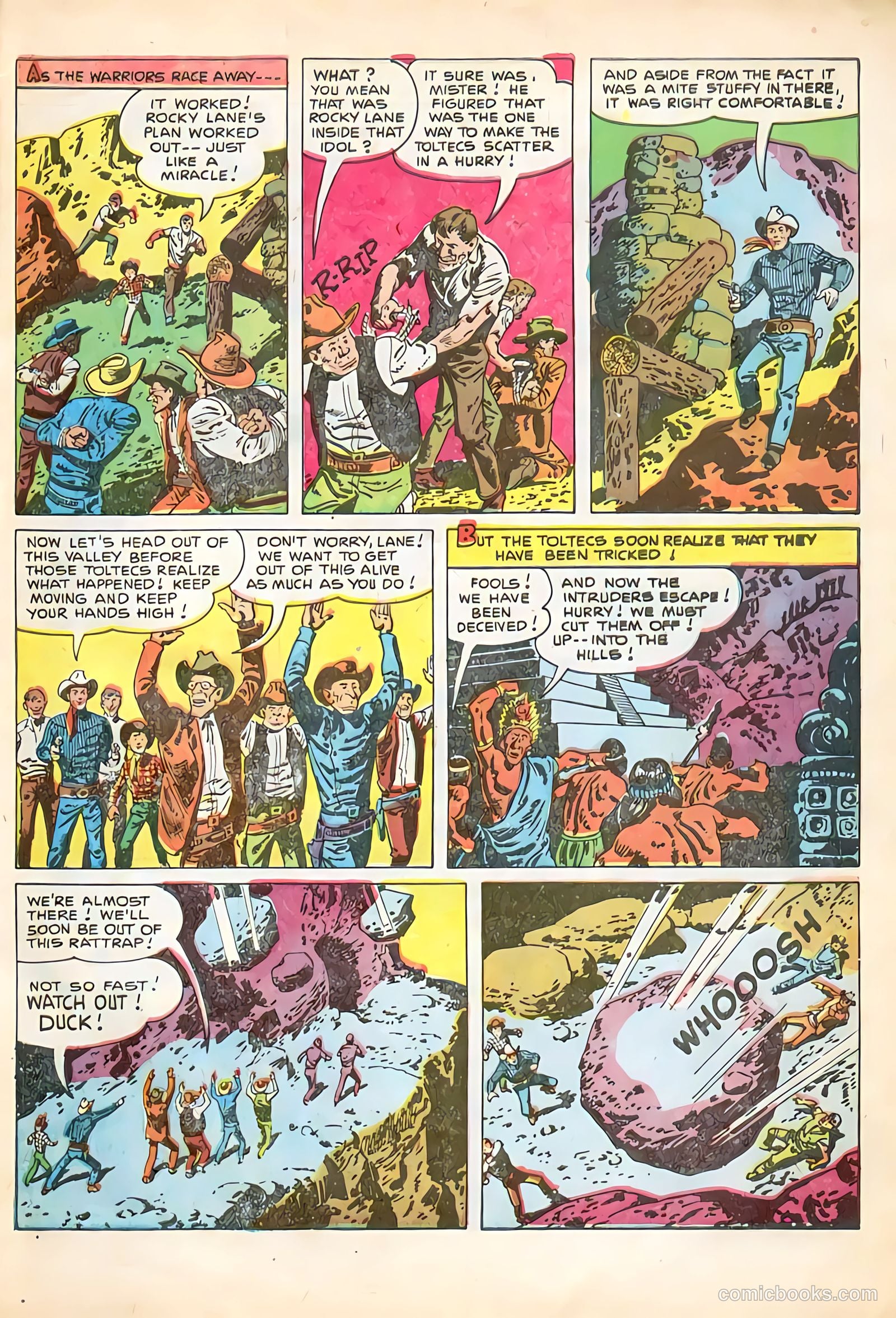 Rocky Lane Western #65 — page 31 of 36