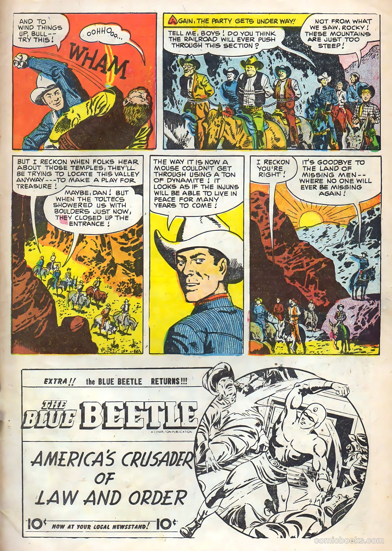 Rocky Lane Western #65 — page 33 of 36