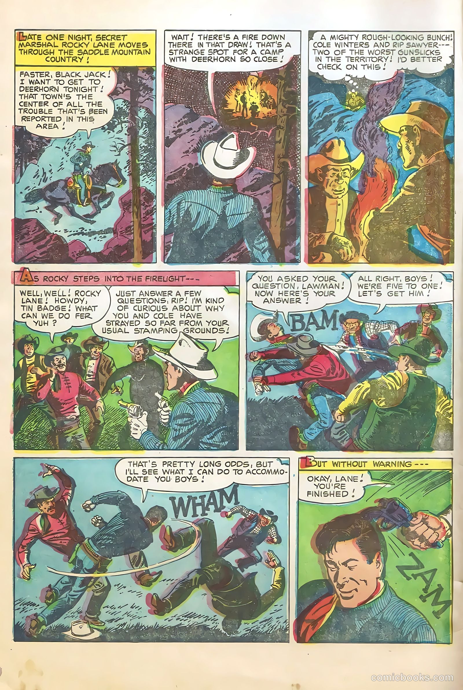 Rocky Lane Western #66 — page 4 of 36