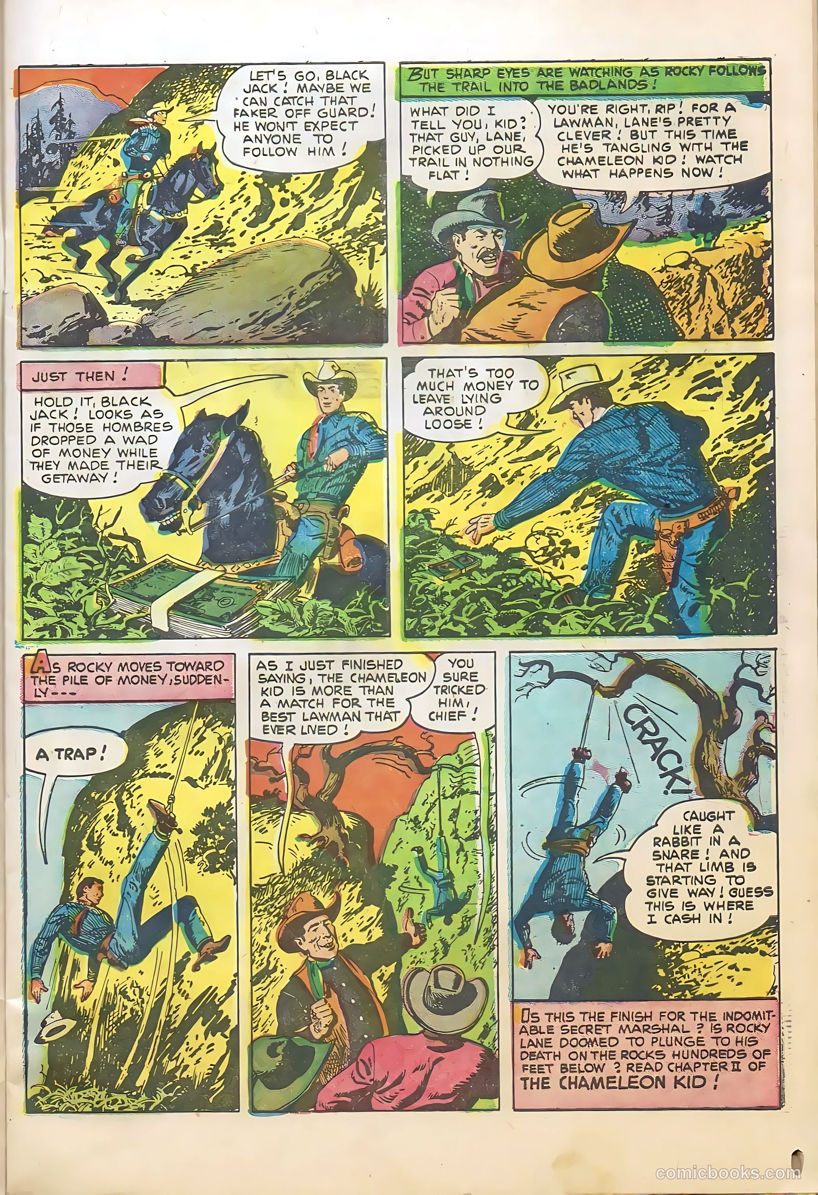 Rocky Lane Western #66 — page 9 of 36