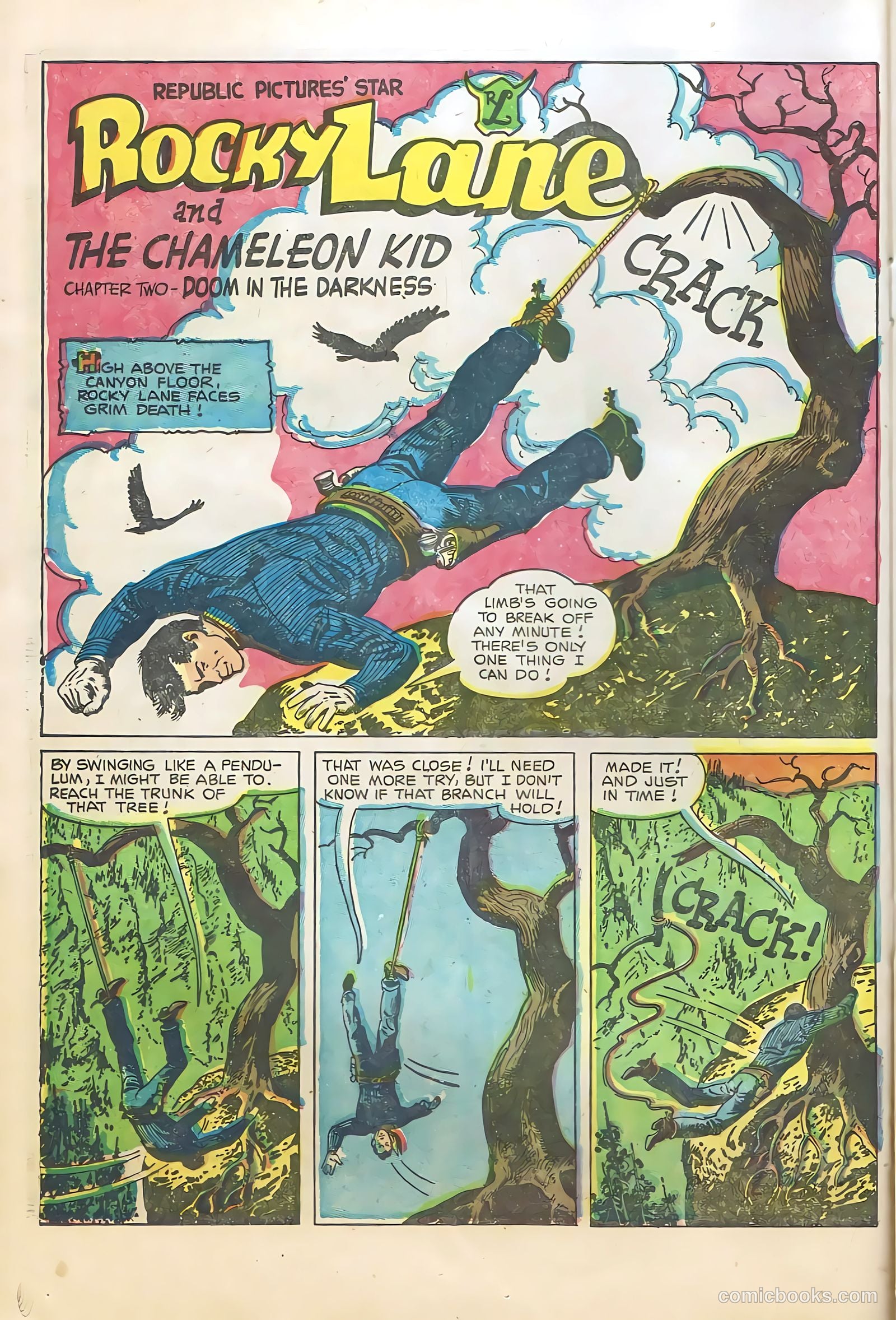 Rocky Lane Western #66 — page 16 of 36