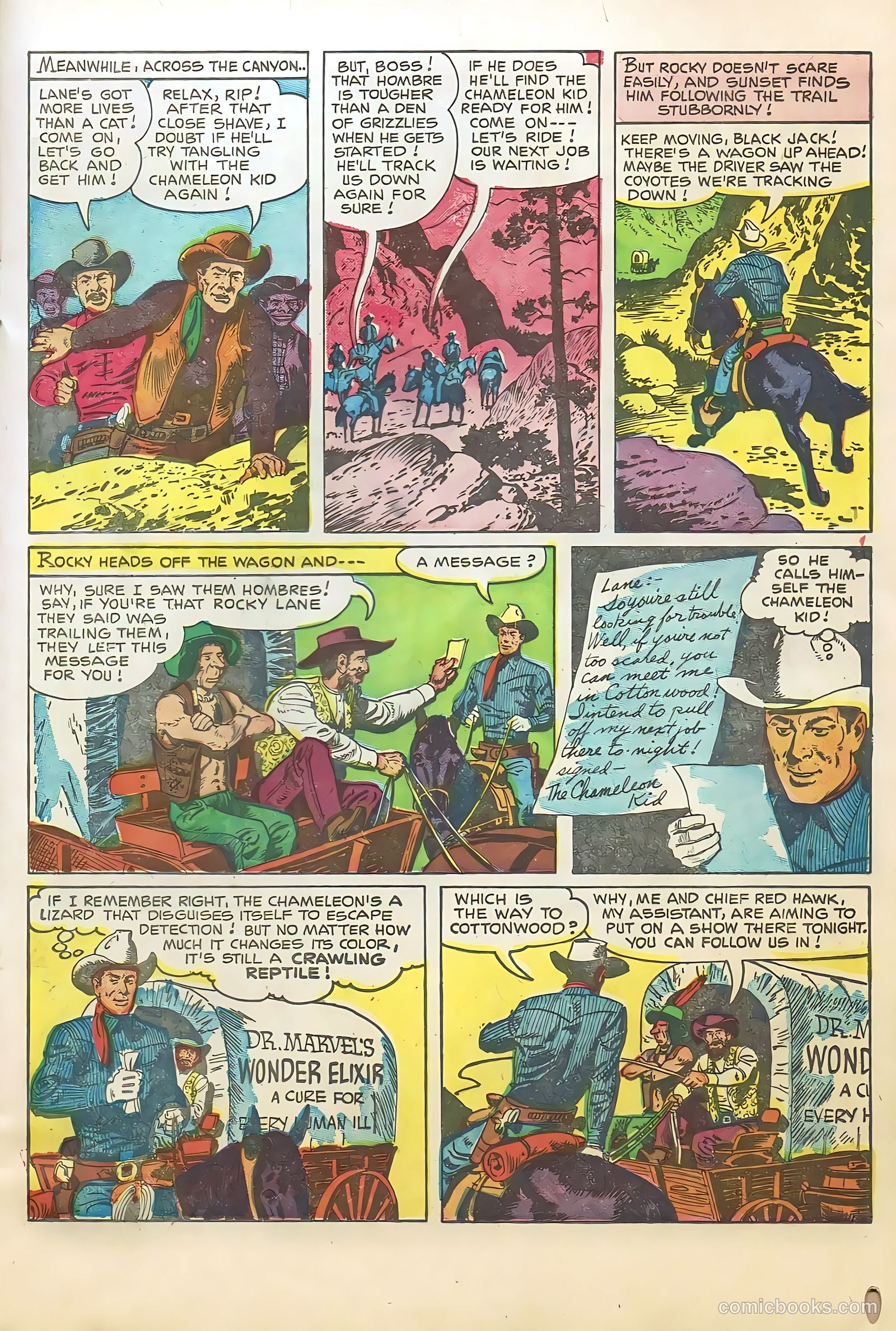 Rocky Lane Western #66 — page 17 of 36